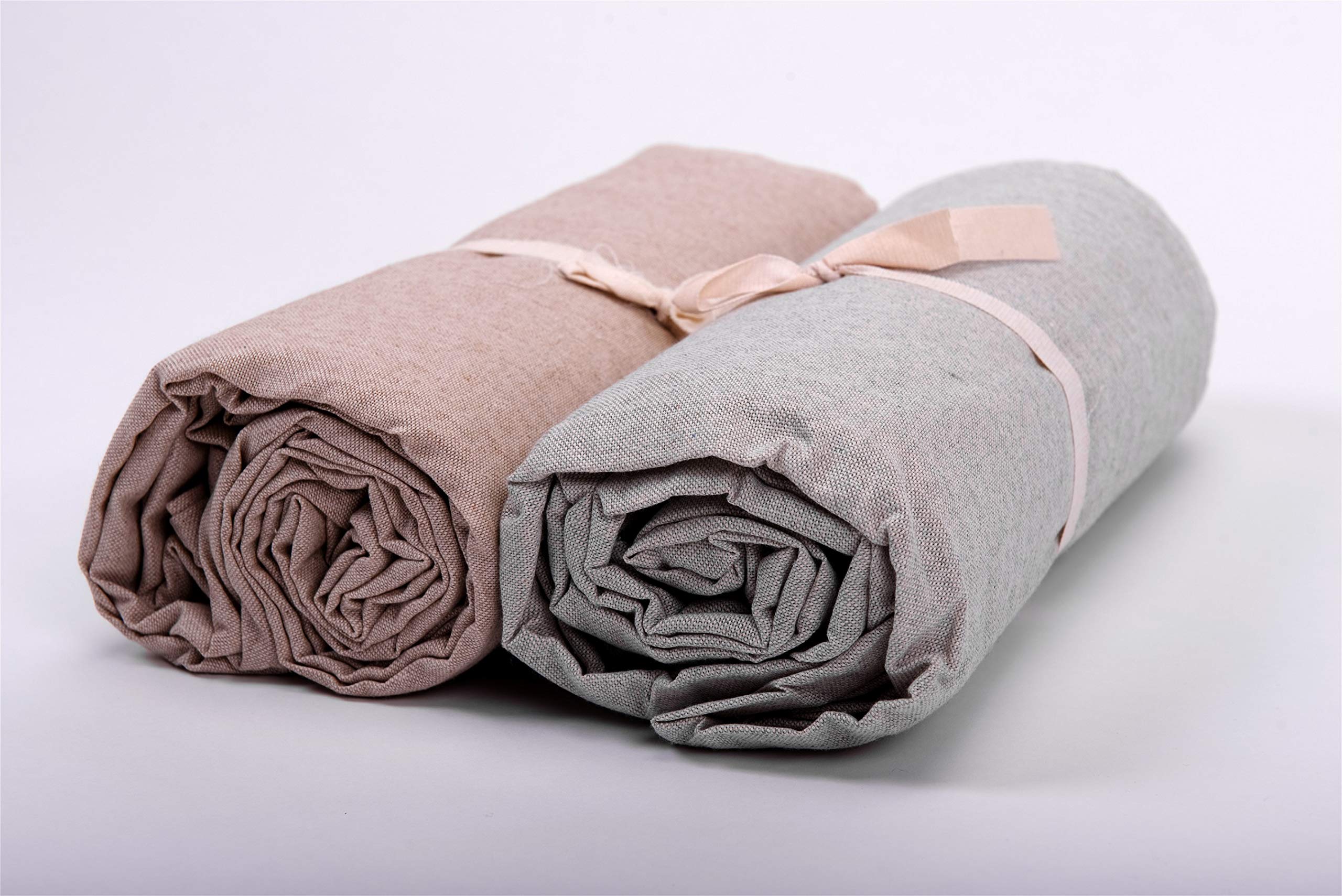 Telo Copridivano In Cotone 260x280 Cm - Made In Italy - Righe Verde - Multiuso Leggero