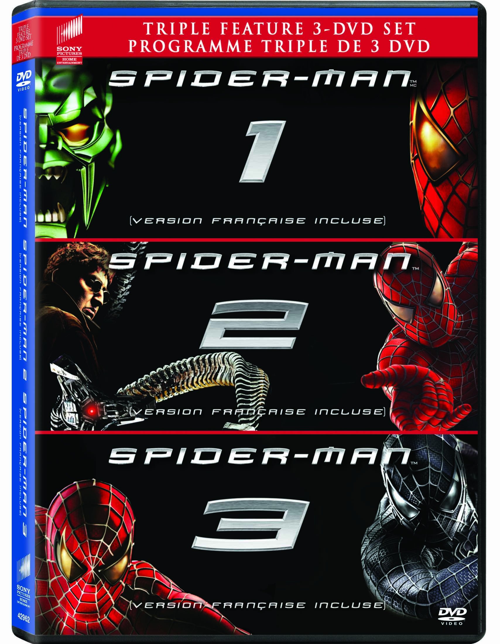 Spider-Man 1-3 Triple Feature Bilingual [DVD]
