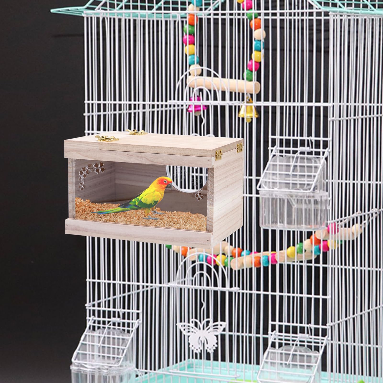 インコセキセイインコ巣箱 Amazon.co.jp: KHEARPSL インコの巣箱 透明 鳥 セキセイインコ