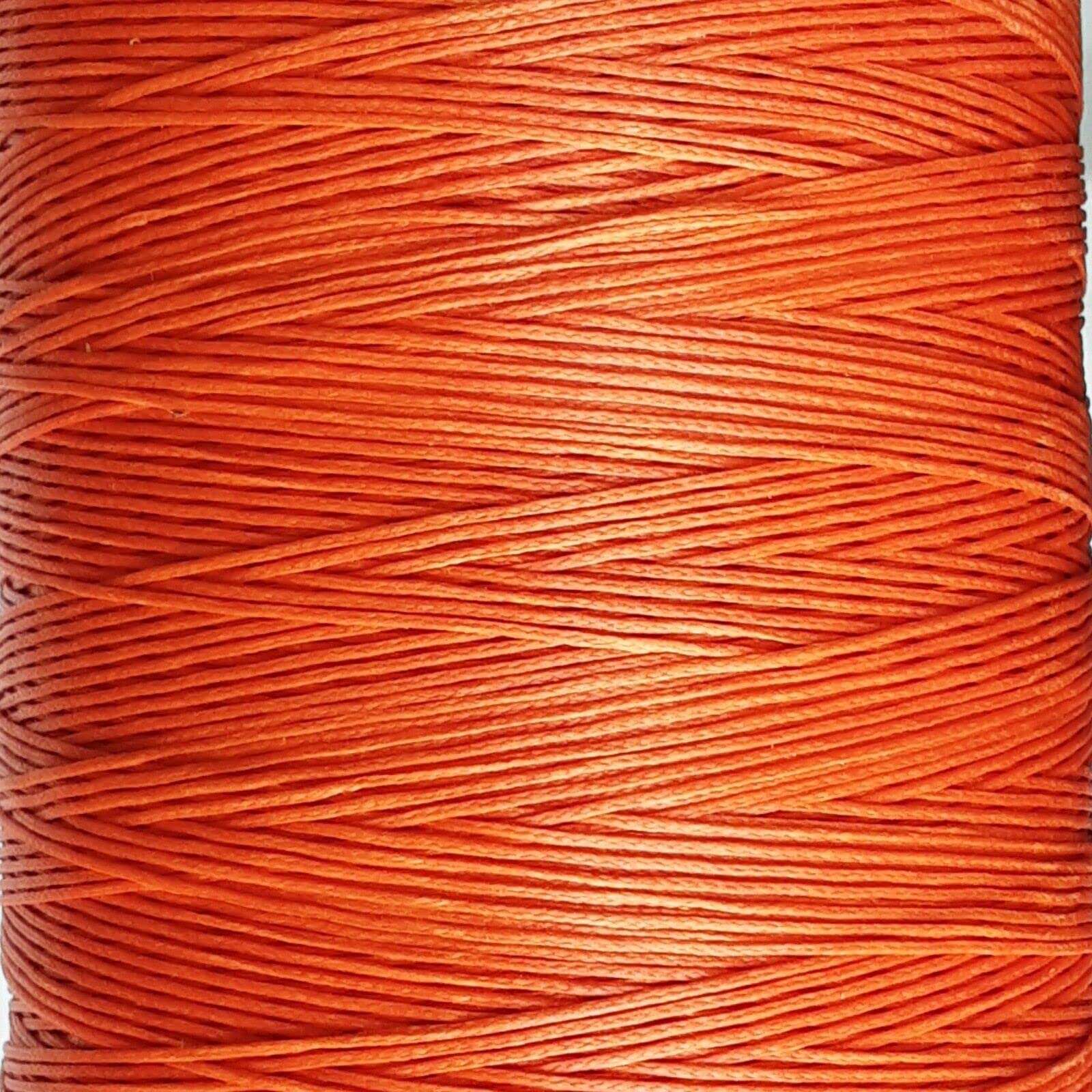 Mart-Mon Multicolor 1Mm Waxed Nylon Cord 5M For Craft Art Jewellery Bracelet Strong & Durable (Orange)