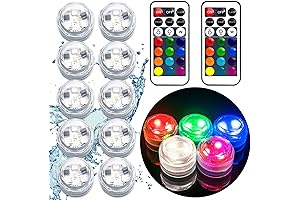 Mini Submersible LED Lights: Waterproof Glow for Magical Ambiance