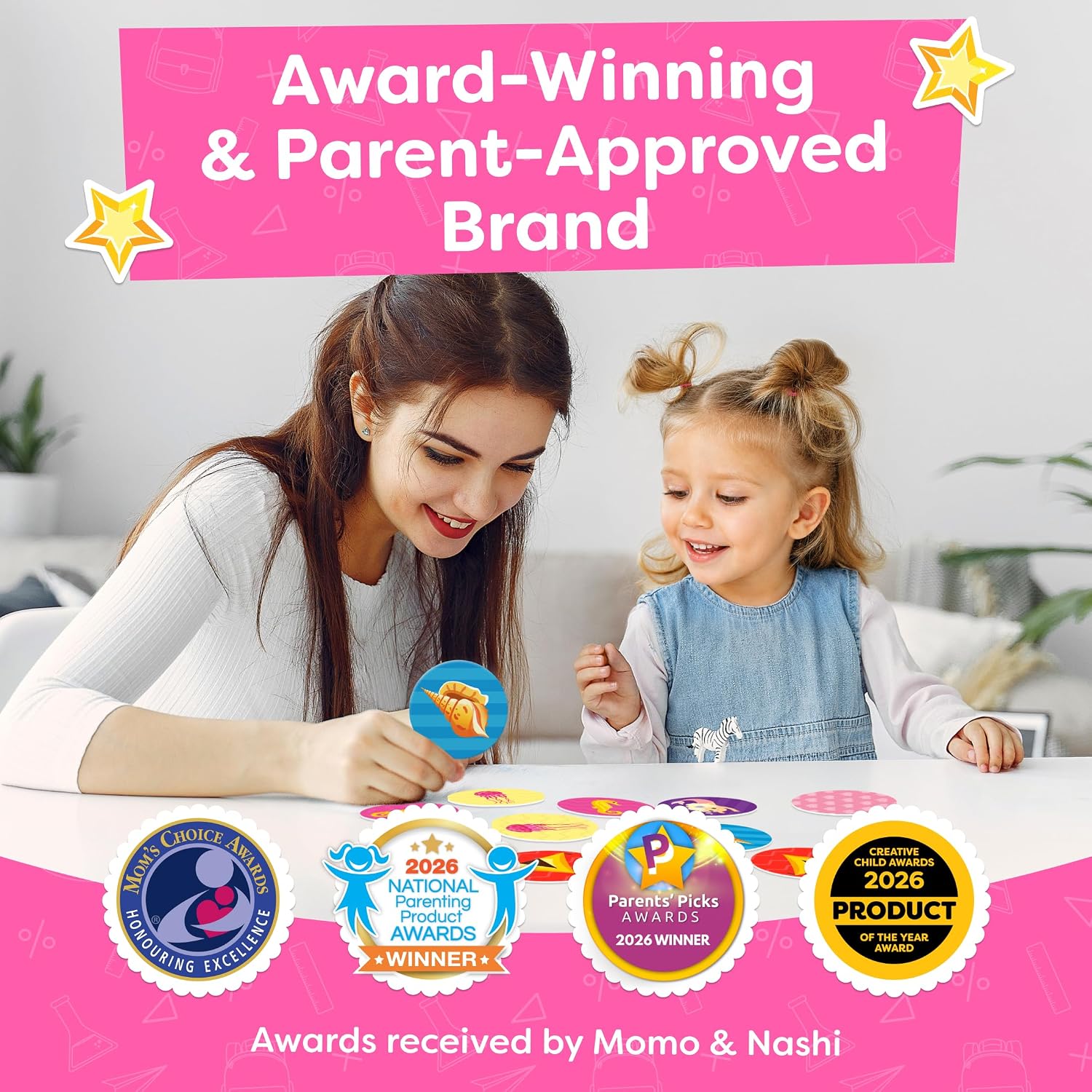 Mermaid Toys for Girls 4-6 Matching Game - Memory Game for Kids - Girls Toys 4-5 - Mermaid Gifts - 4 Year Old Girl Birthday Gifts - Kids Games Preschool Educational Toys