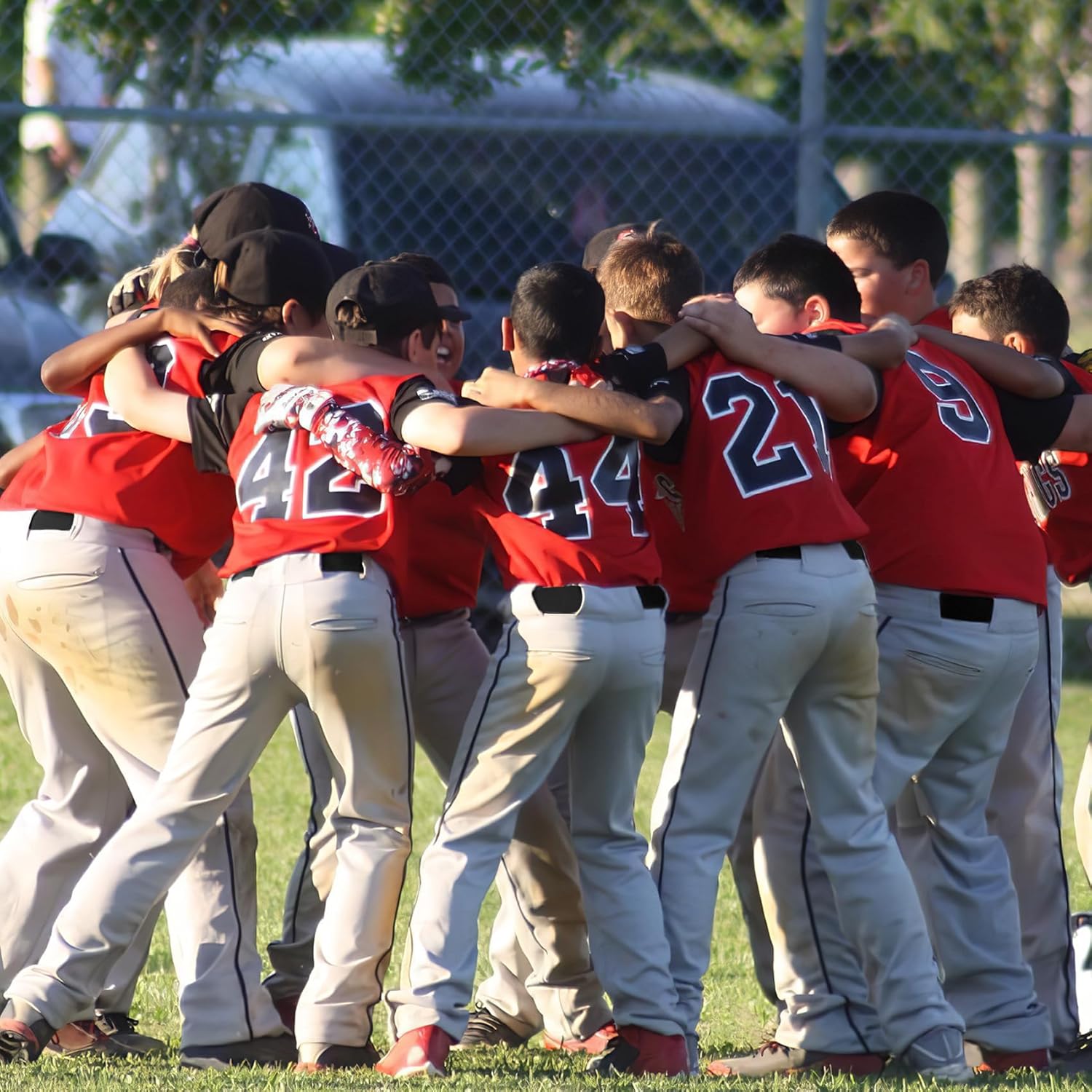 XZQTIVE 3 Pairs of Baseball Softball Socks and 1 Baseball Softball Belt Combo Set Knee-High Soccer Socks for Kids Youth Adult - Image 3