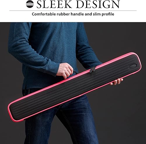 Miniatura 5 de Casemaster Parallax - Estuche para taco de billarbillar 600D Oxford de poliéster pesado e interior acolchado, capacidad para 1 taco completo de 2