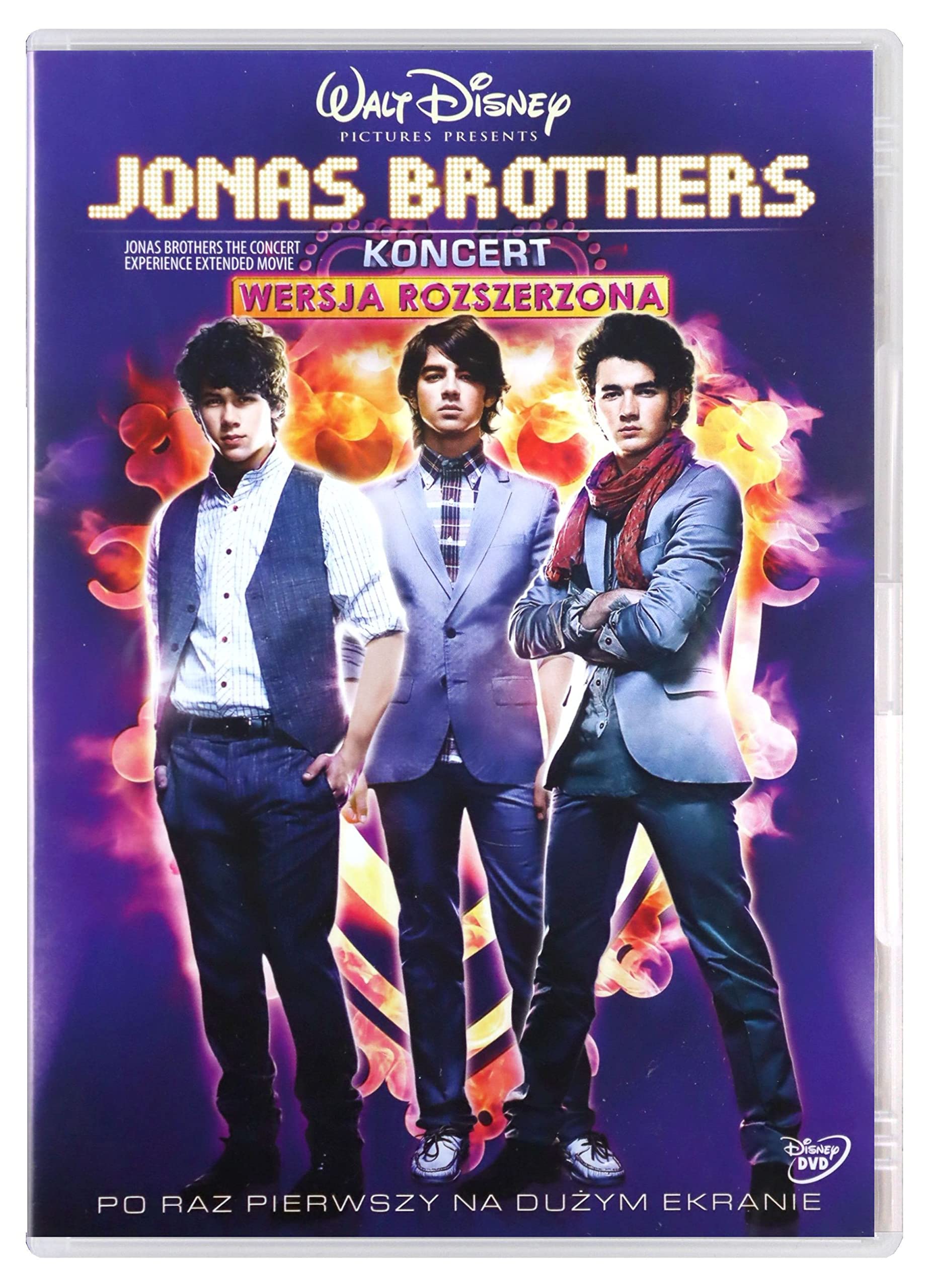 Jonas Brothers 3D Concert Experience en DVD para tardes de música y cine en familia