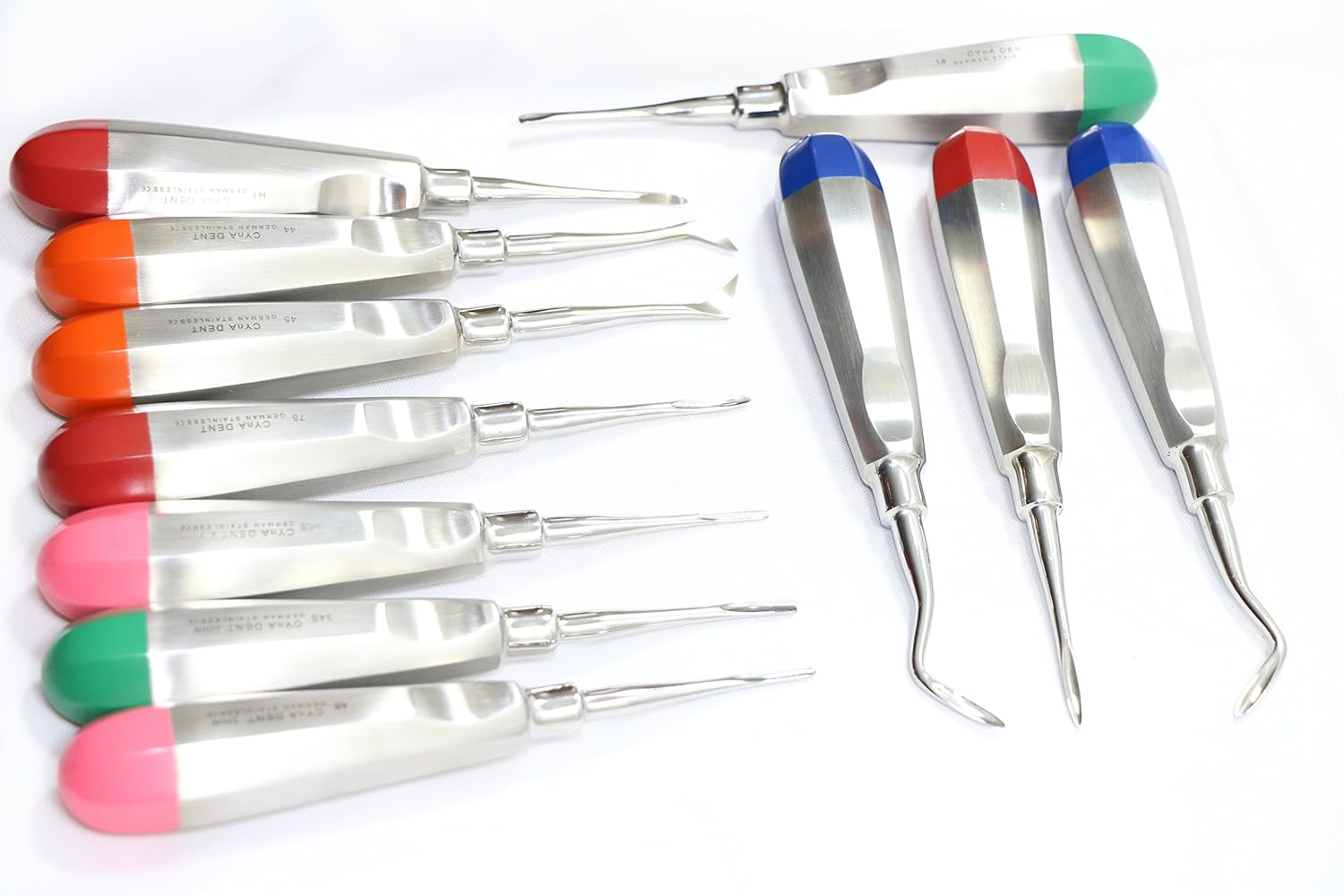 New German 11 EA Dental Elevators Extraction EXTRACTING Dental Instruments : Industrial & Scientific