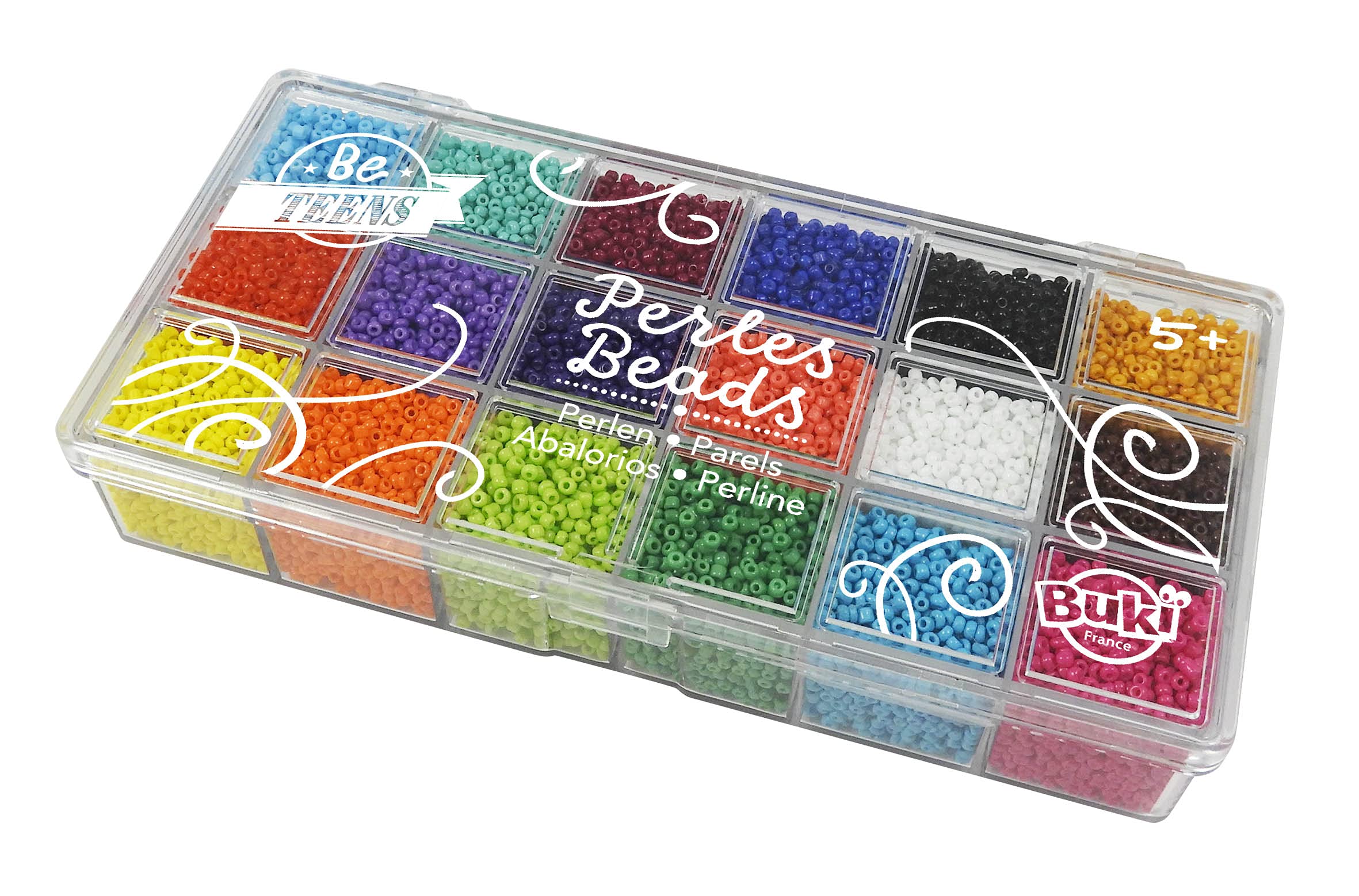 Buki - PE011 - Boîte de perles opaques