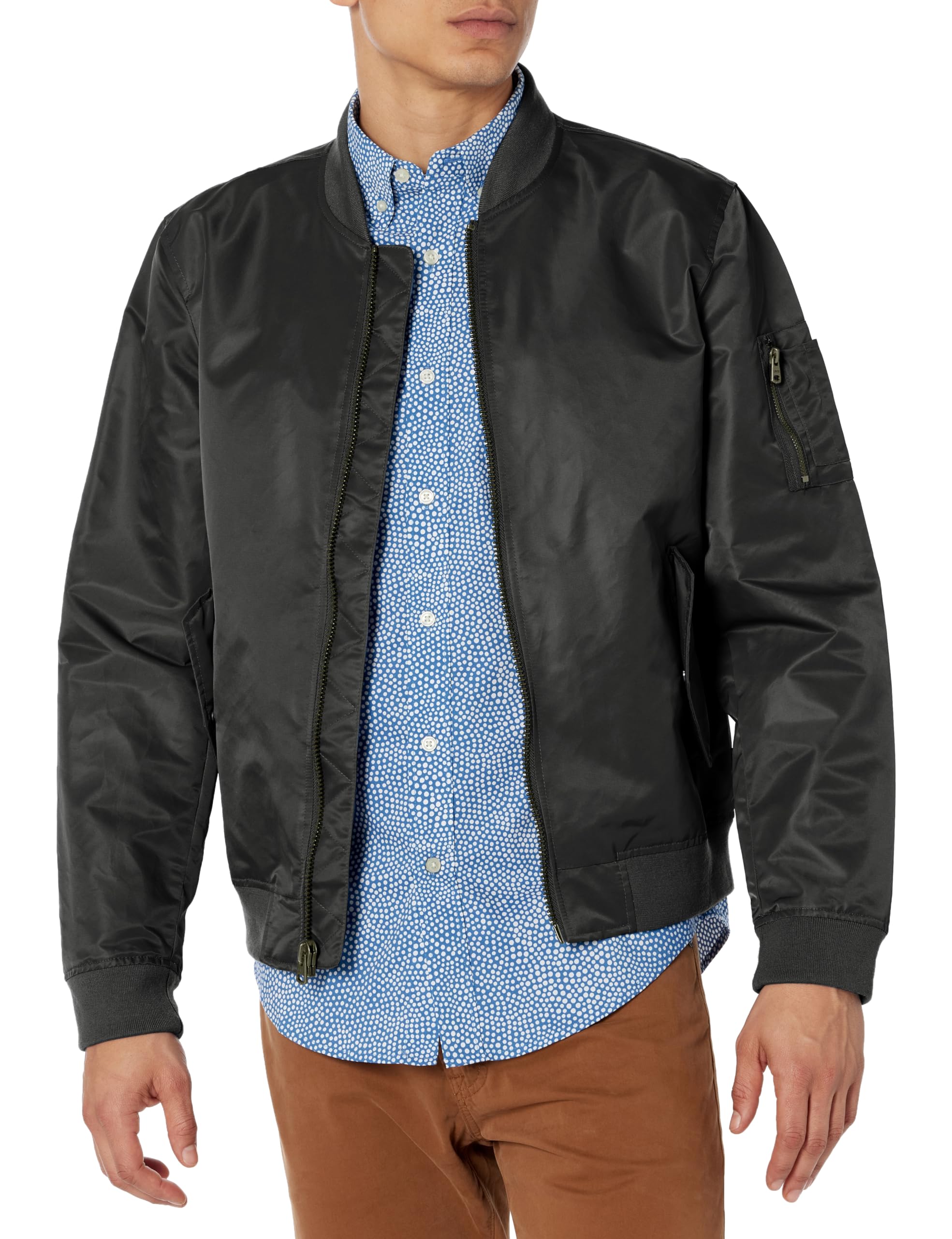 Levi's Men's Flight Satin Unfilled Ma-1 Bomber