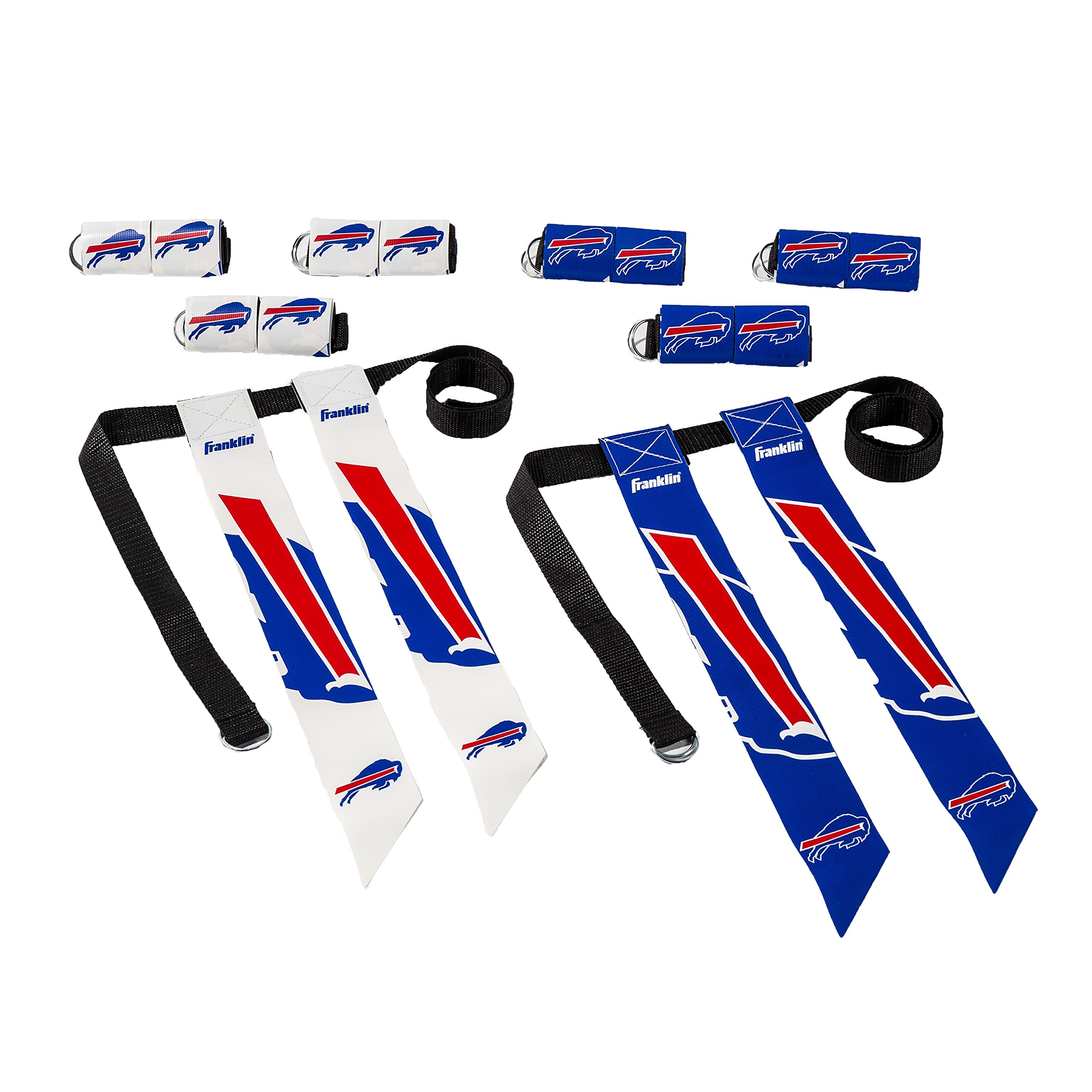 Franklin Sports Youth Flag Set NFL Denver Broncos Ensemble de Football pour Jeunes Mixte