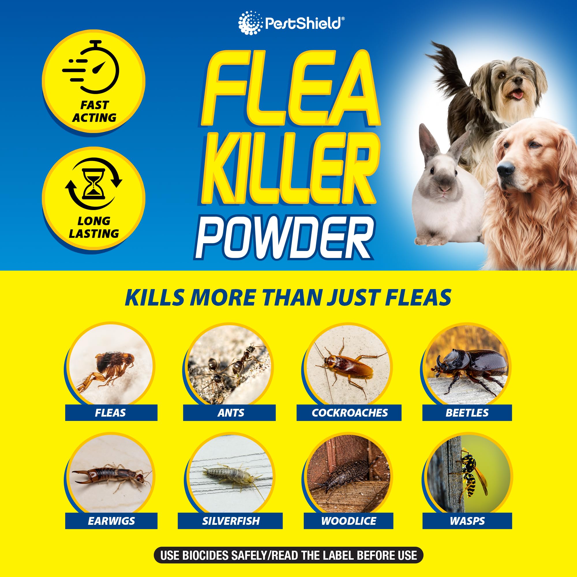 Pestshiled Flea Killer Powder 200g