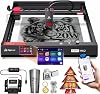 Algolaser Alpha MK2 Laser Engraver Machine - 20W Laser CutterEngraver with Smart Air Pump - 3.5Smart TouchScreen & AlgoOS Laser Engraving Machine,DIY Laser Engraver Tool for Wood,Metal,Glass,Leather