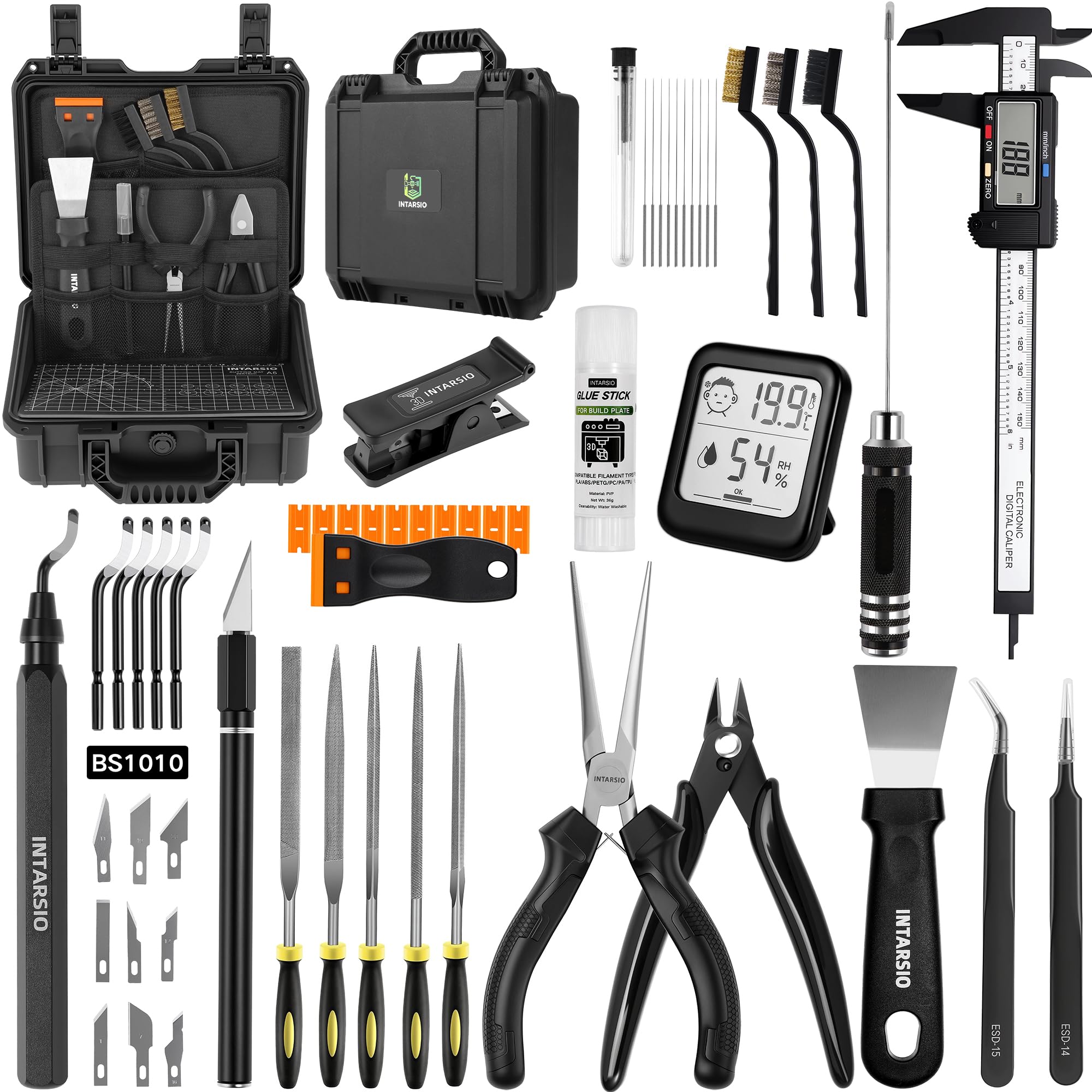 3D Printer Tool Kit - 34pcs for FDM/SLA Printers -10