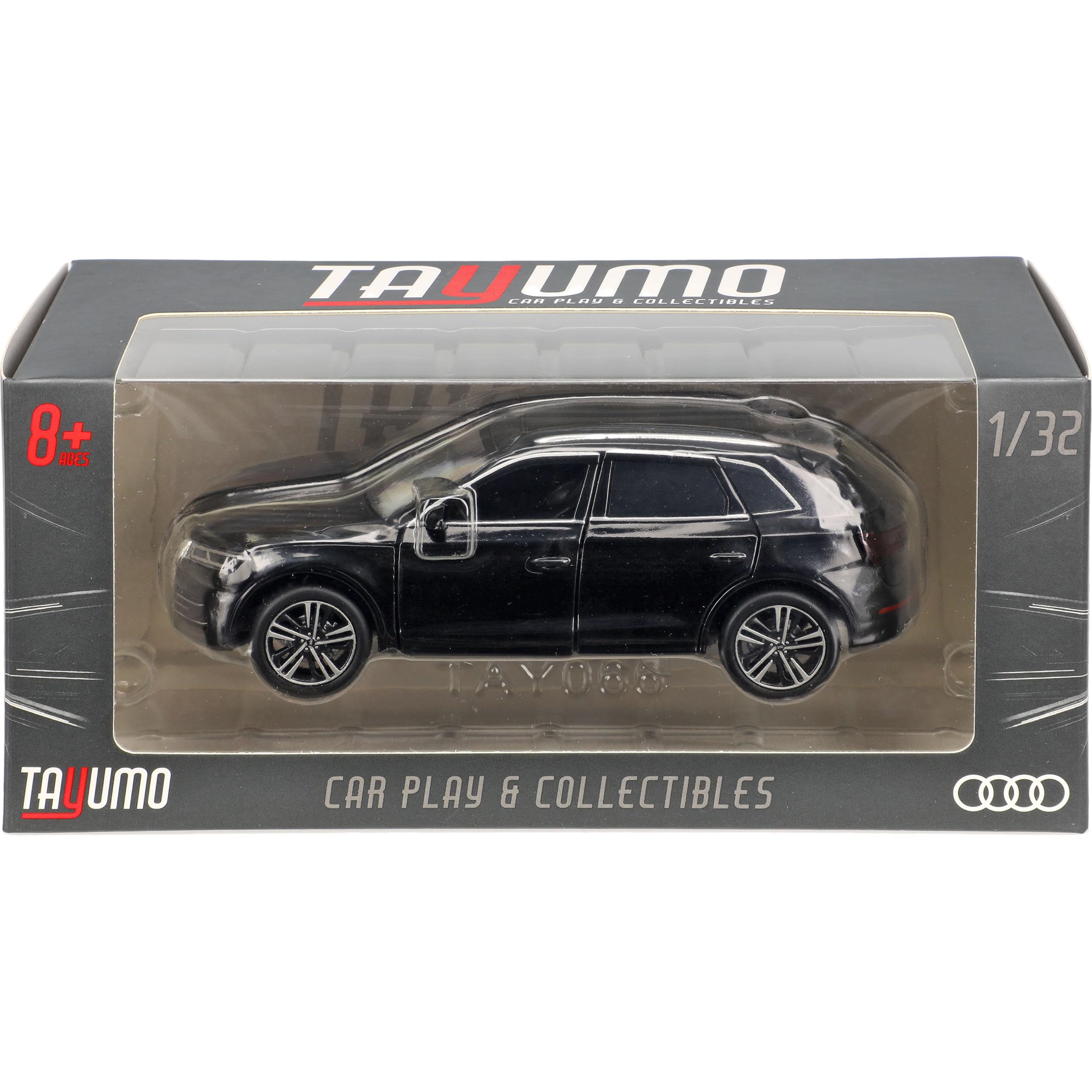 A*U*D*I Q5 II SUV Schwarz 2. Generation Ab 2016 mit Licht und Sound 1/32 Modell Auto mit oder ohne individiuellem Wunschkennzeichen