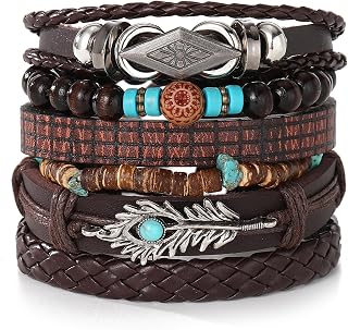 Bohemian Bracelets Set for Women, Stackable Bracelet Multi-color Beads Stretch Multi Layered Boho Dainty Jewelry
