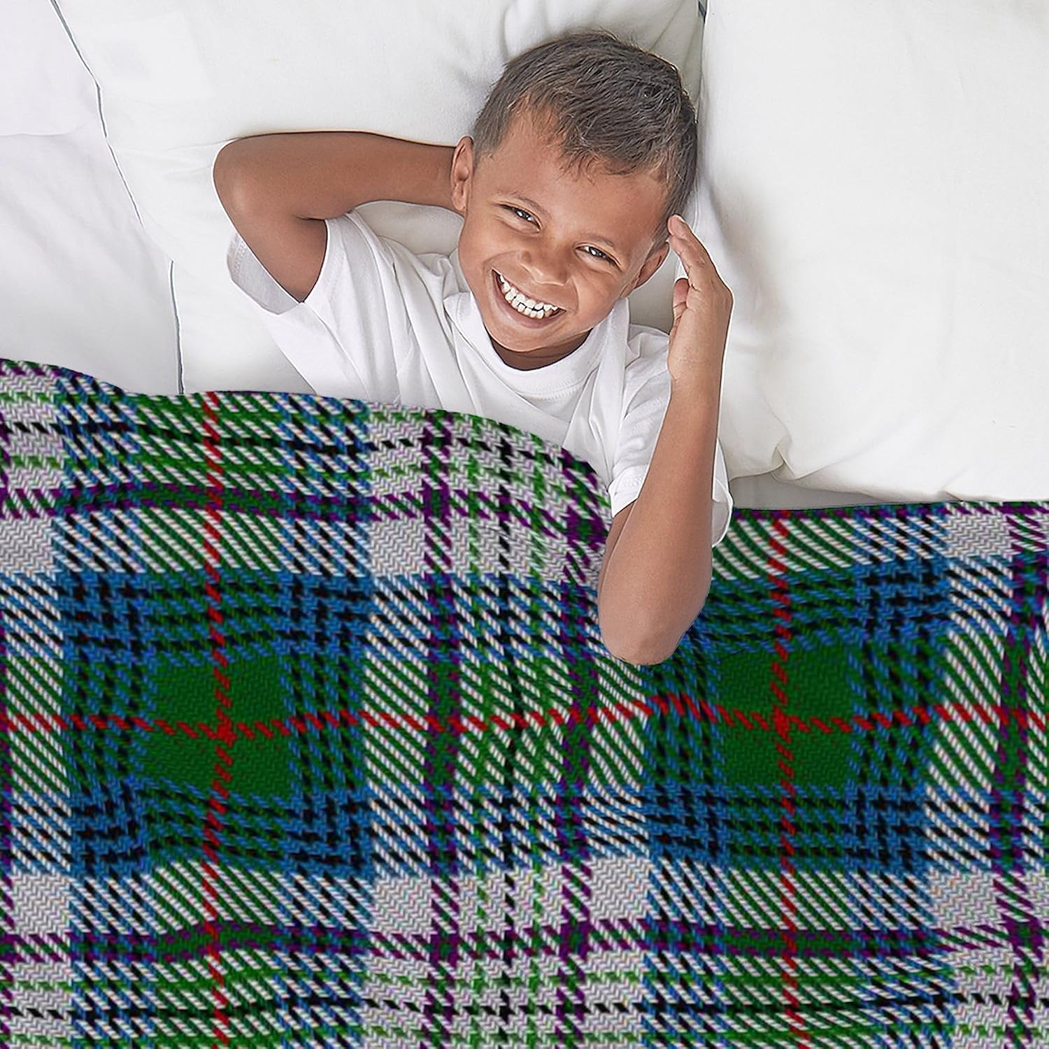 CafePress Kennedy Dress Tartan Plaid Throw Blanket Super Soft Fleece Plush Throw Blanket, 60"x50"