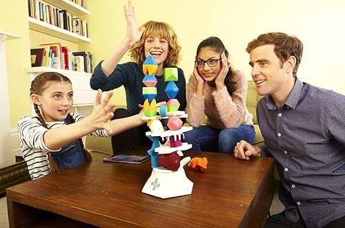 Miniatura 2 de Beasts of Balance - Un juego de apilamiento familiar híbrido de mesa digital para mayores de 7 años (BOB-COR-WW-1/GEN) Plinto incluido