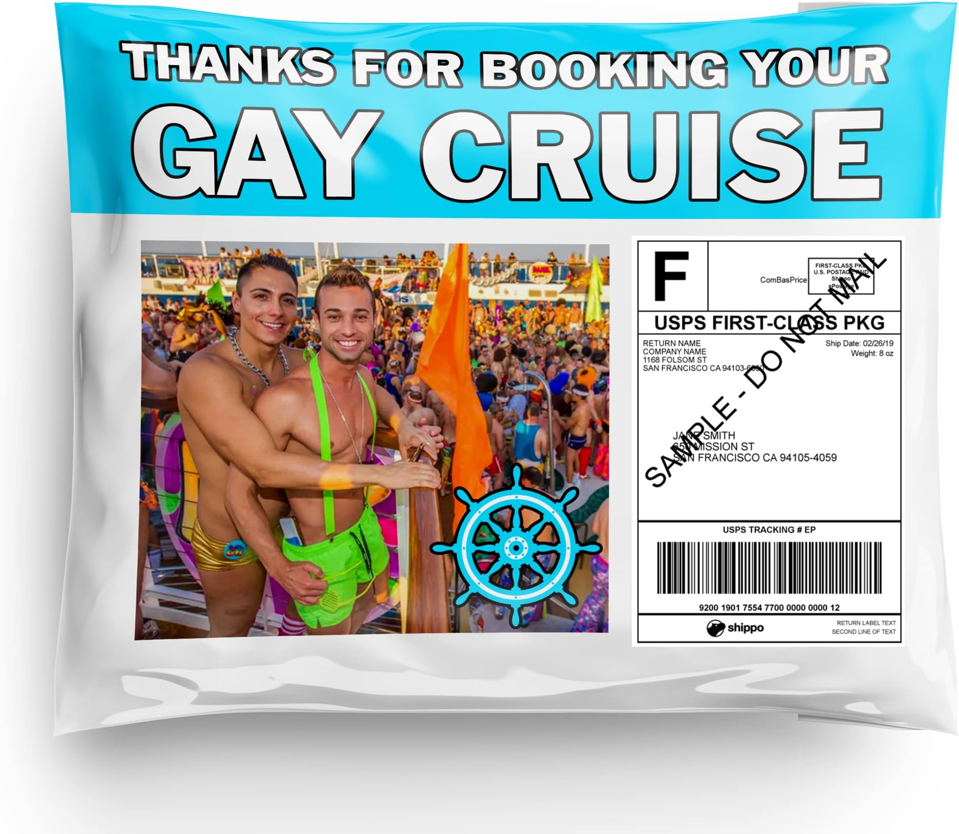 Beersy Gay Cruise Prank Package: Great Gift for Father's Day, Hilarious Pranks & Gags