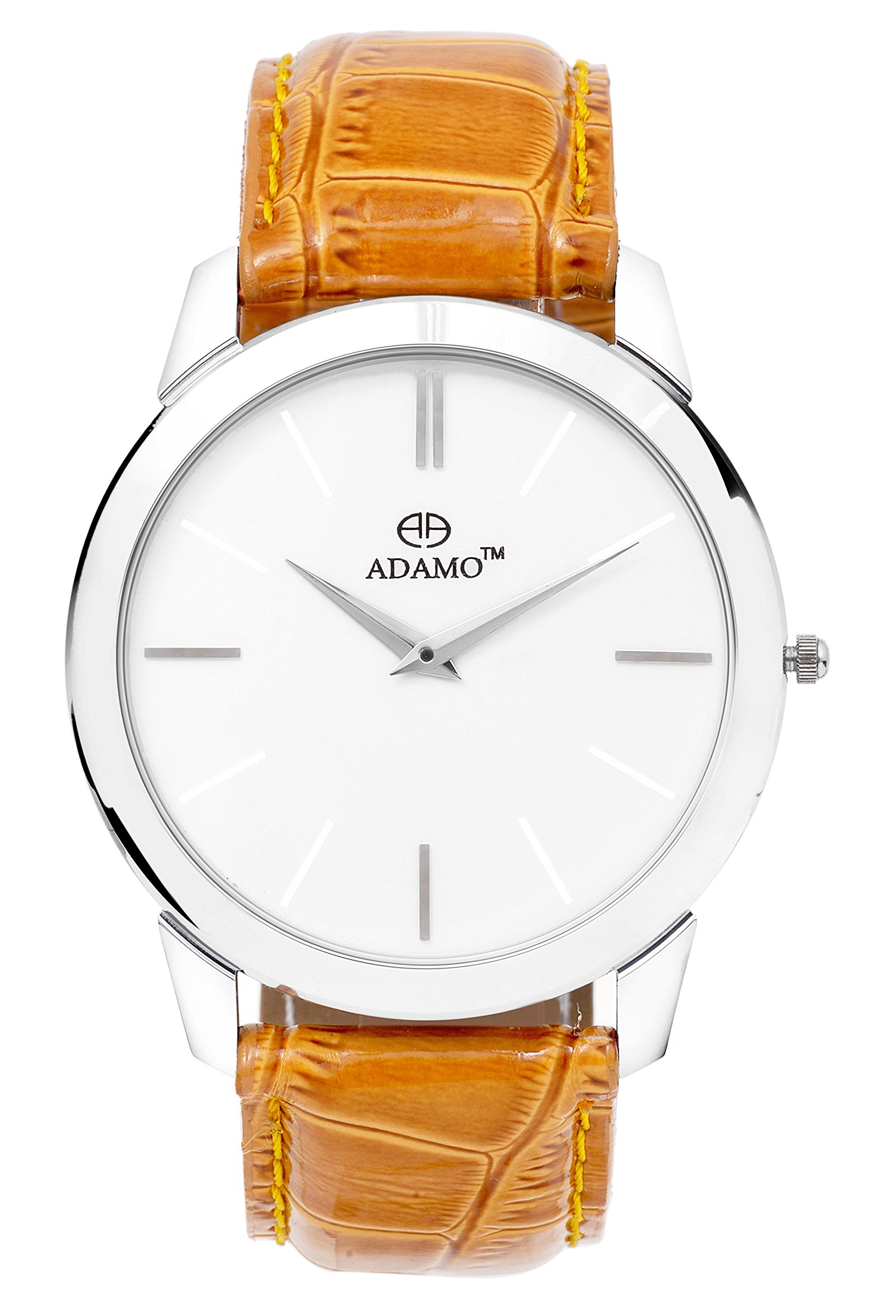 ADAMO Slim White Dial Mens & Boys Watch AD64MT01-1 (B01MYN6AFU) Amazon Price History, Amazon Price Tracker