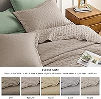 Vista 8 de Bedsure - Juego de edredón tamaño Queen, ultra suave, para dormitorio de estilo granja moderno, cubrecama ligero para todas las estaciones, colcha