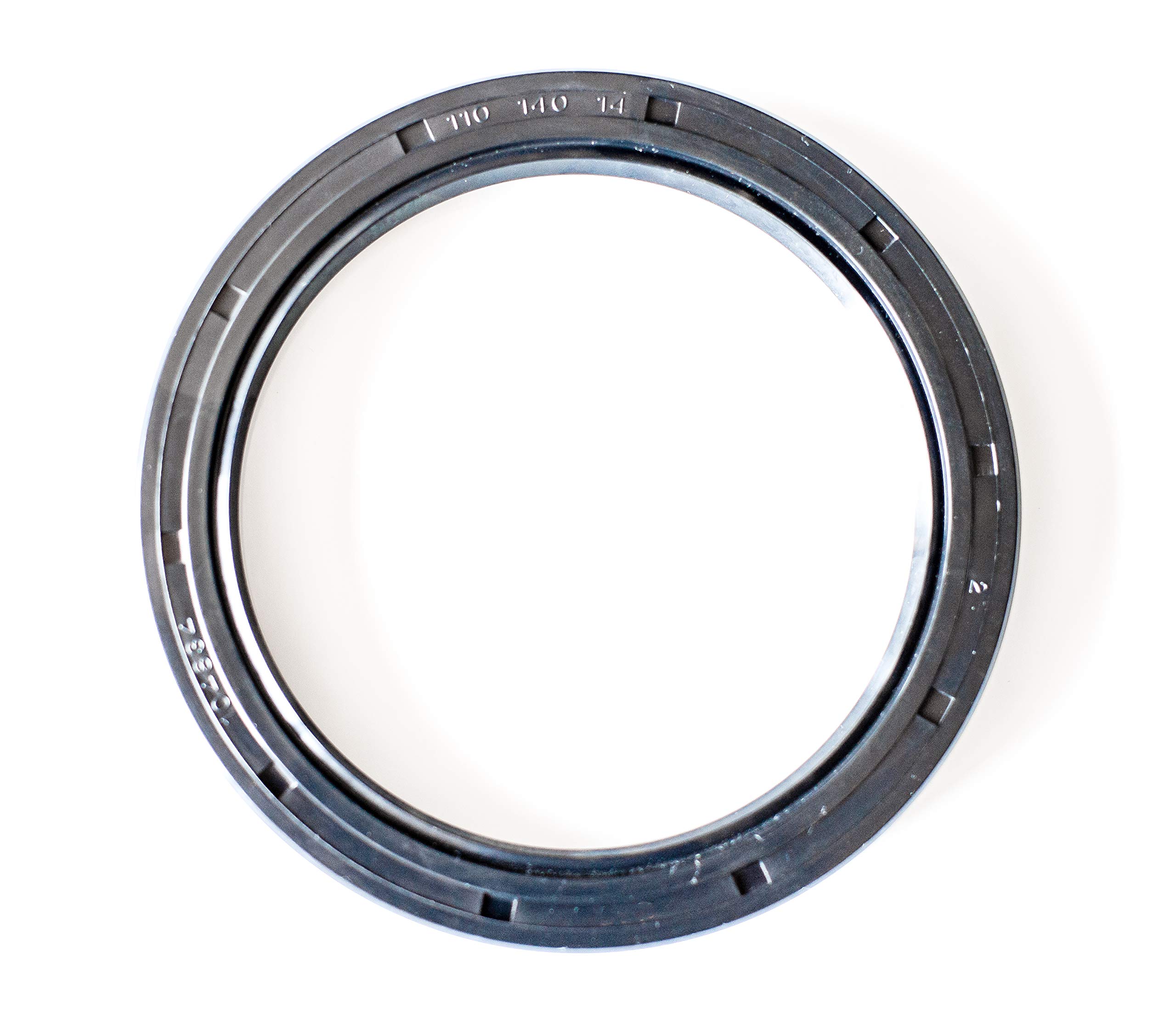 EAI Oil Seal 110mm X 140mm X 14mm TC Double Lip w/Spring. Metal Case w/Nitrile Rubber Coating