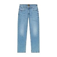 Lee Uomo Brooklyn Straight Jeans, Blu Orizzonte
