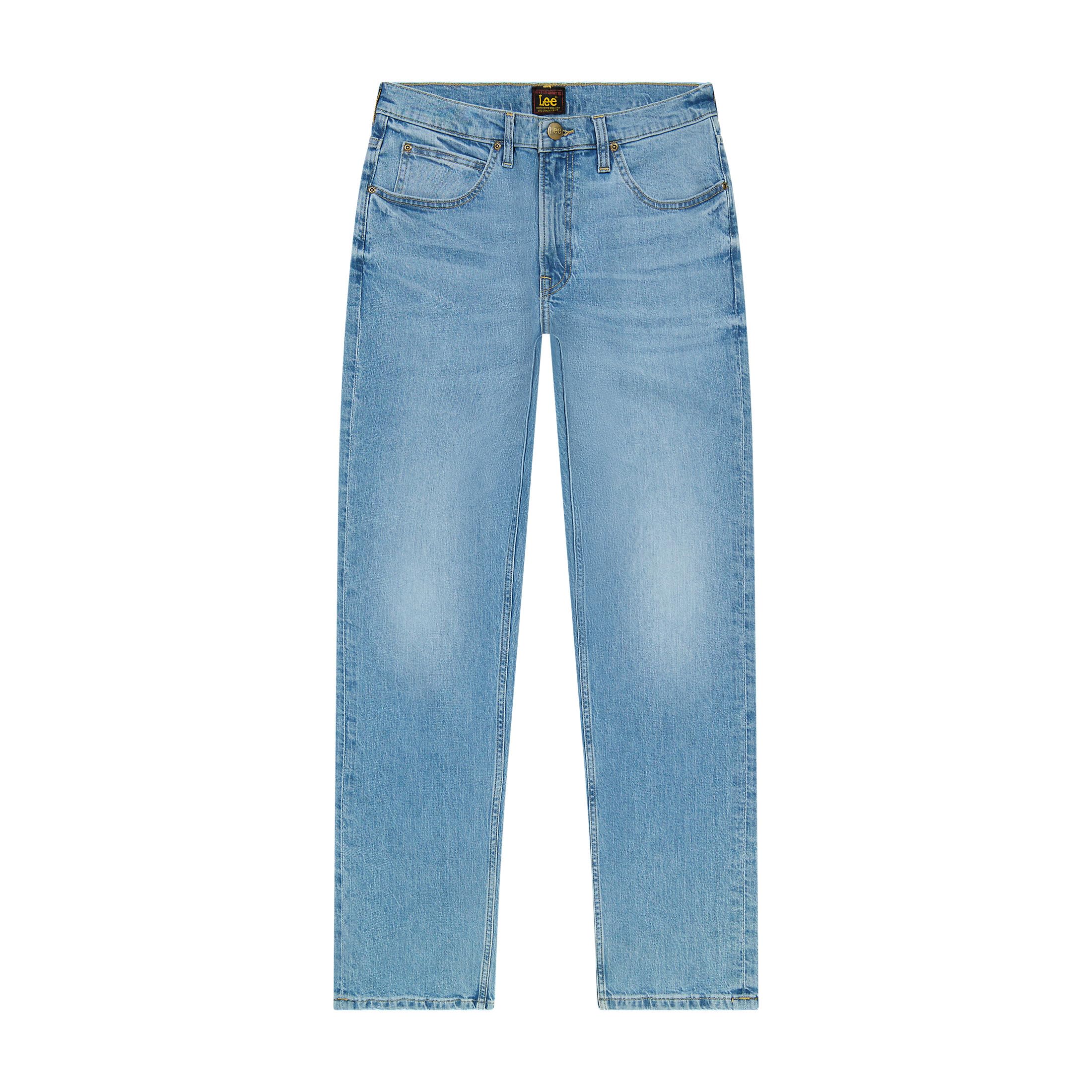 Lee Men's Brooklyn Straight Jeans, Horizon Blue, 34/30