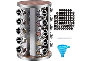 WAYDA Rotating Spice Rack: The Perfect Kitchen Companion for All of Your Spices