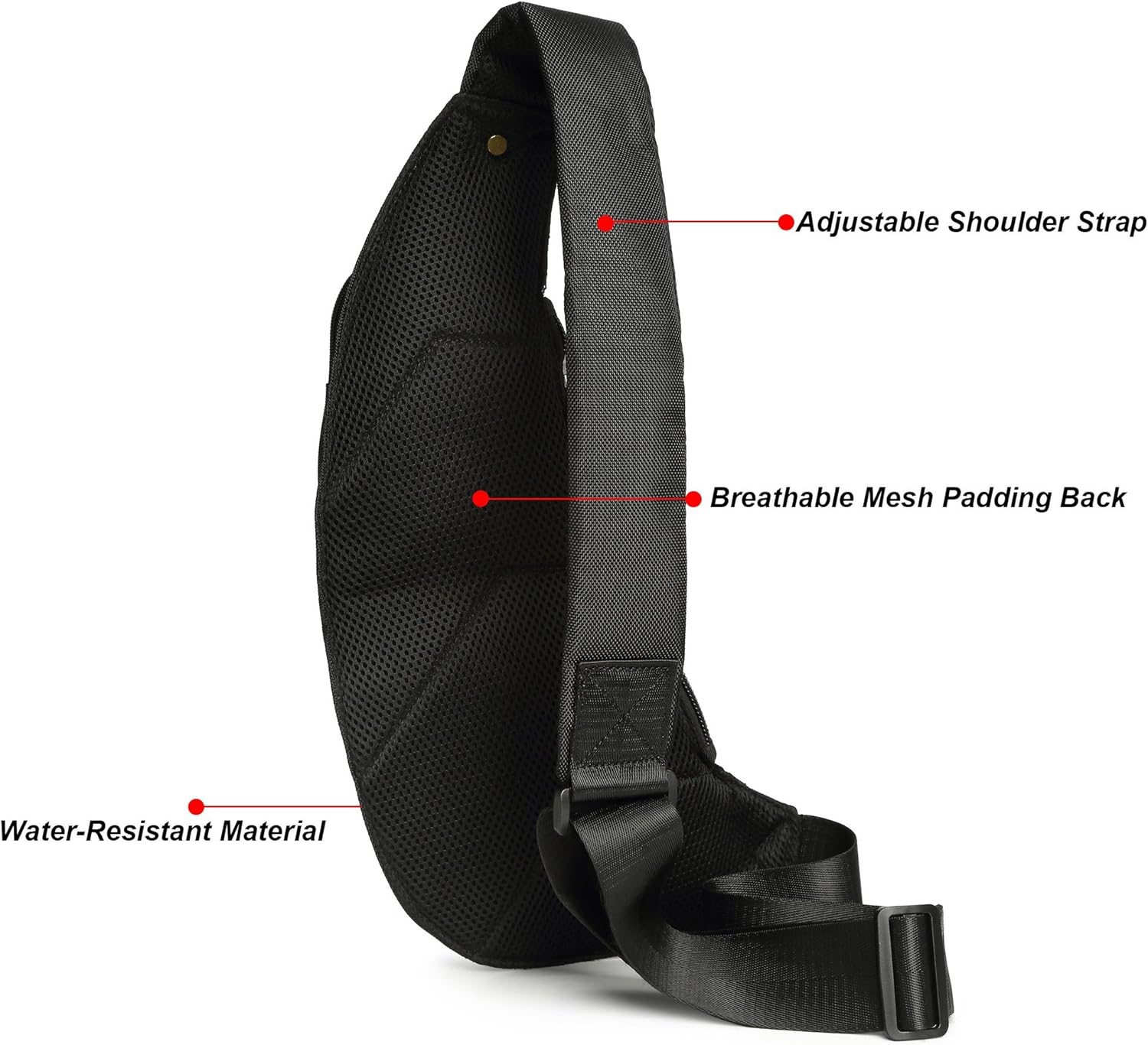 NICGID Sling Bag Chest Shoulder Backpack Crossbody Bags Casual Daypack for Men Women - Image 4