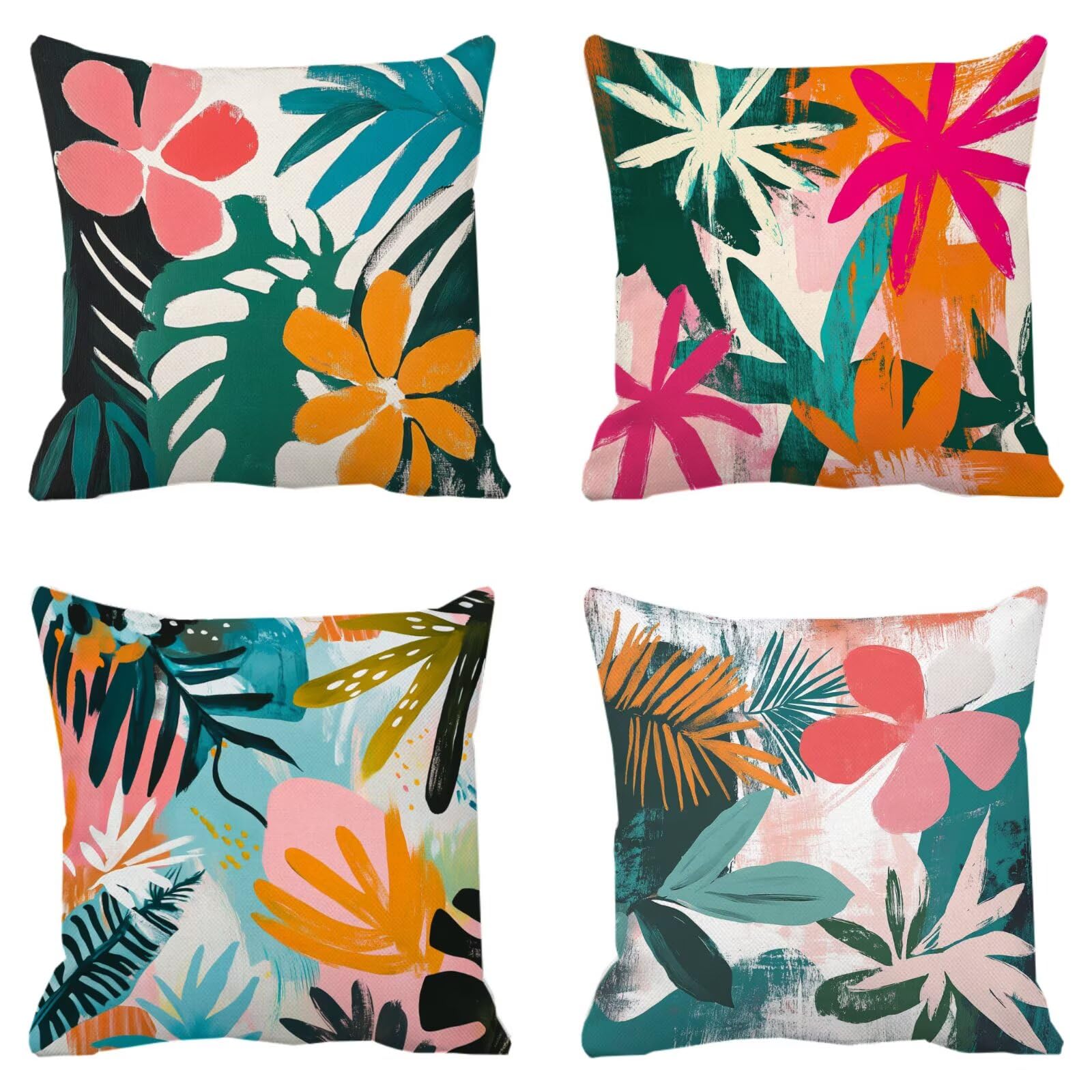 Coussins de jardin imperméables 45x45cm pour décoration de canapé extérieur P-60