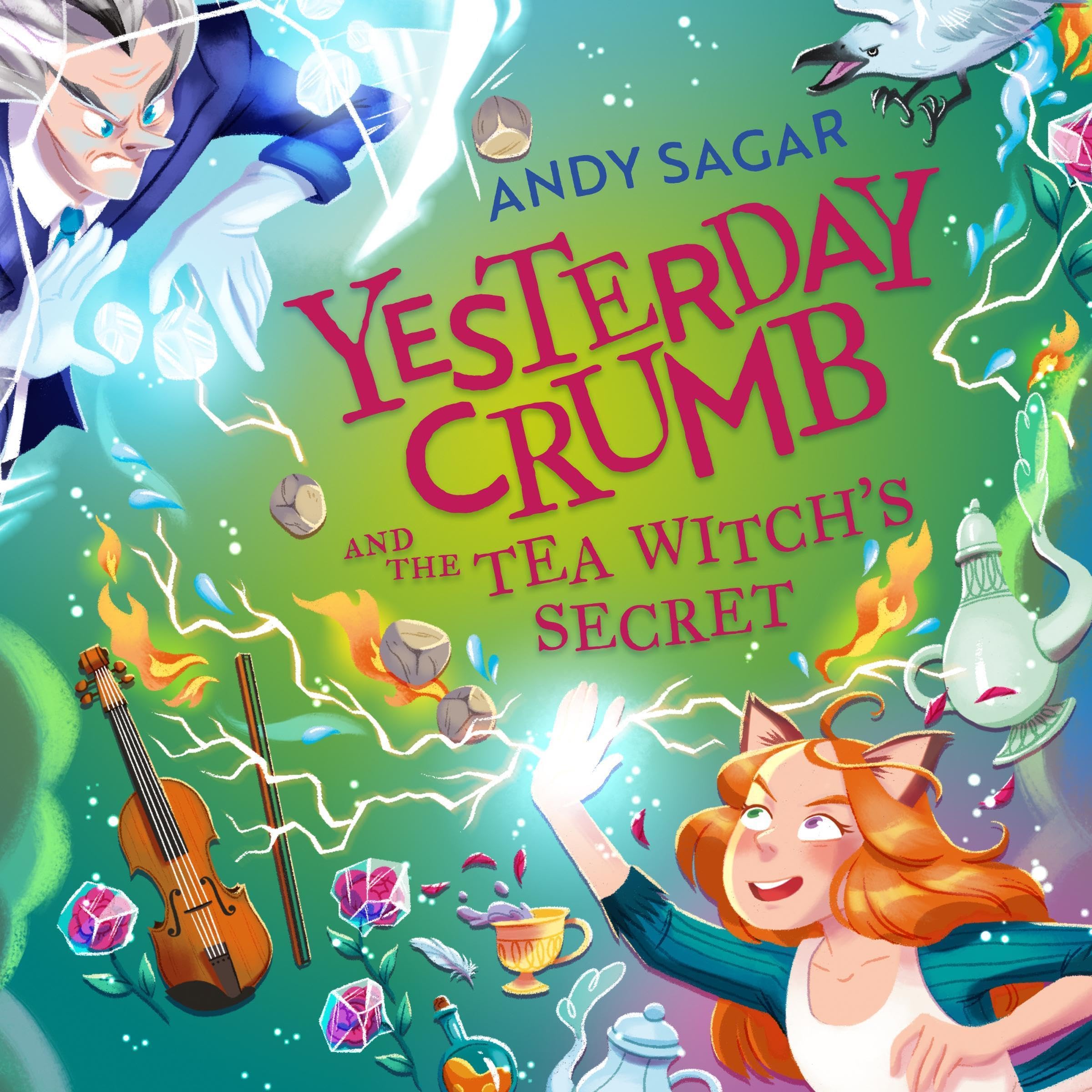 Cover art for Yesterday Crumb and the Tea Witch's Secret