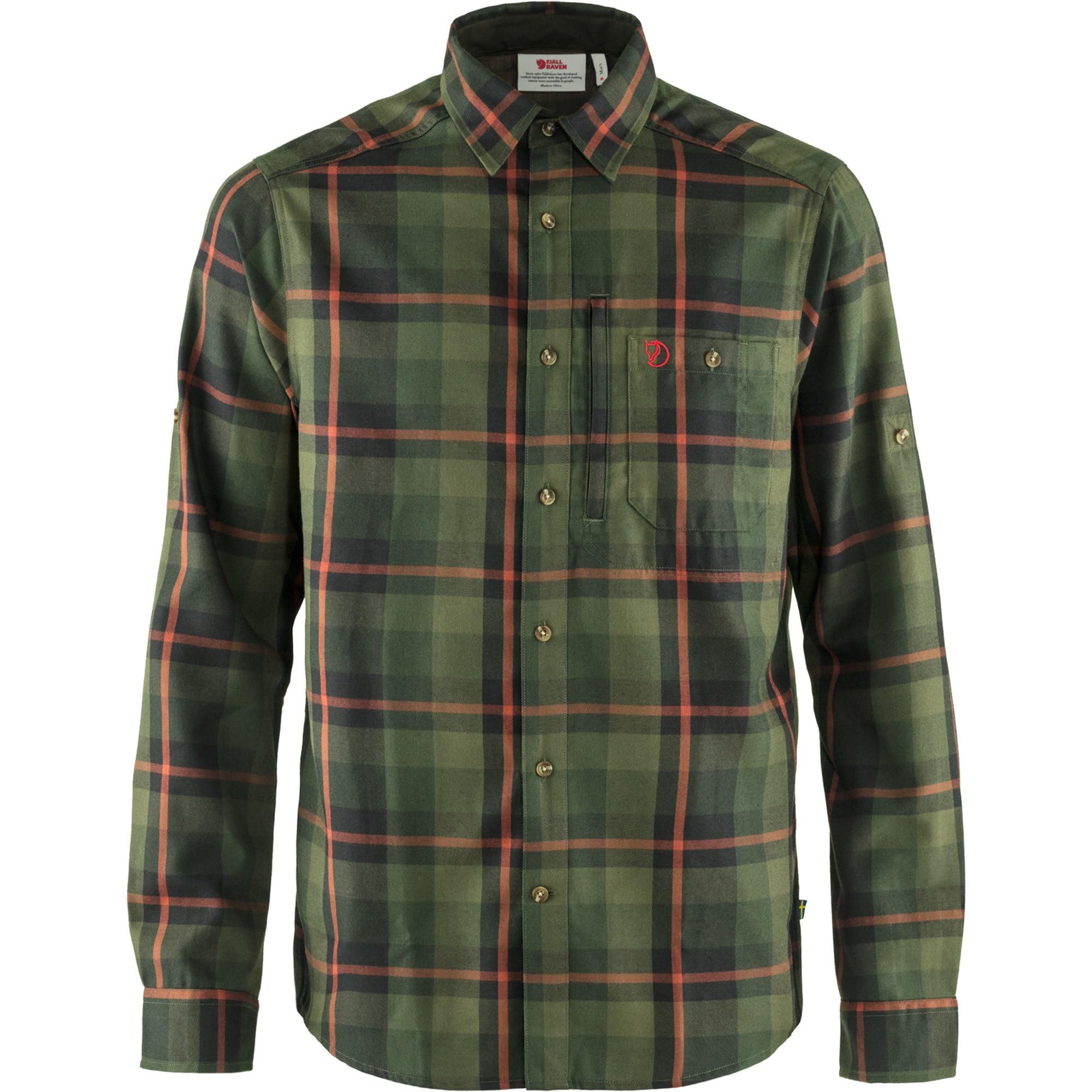 Fjallraven Men's Fjällglim M Long Sleeved T shirt, Green, XL