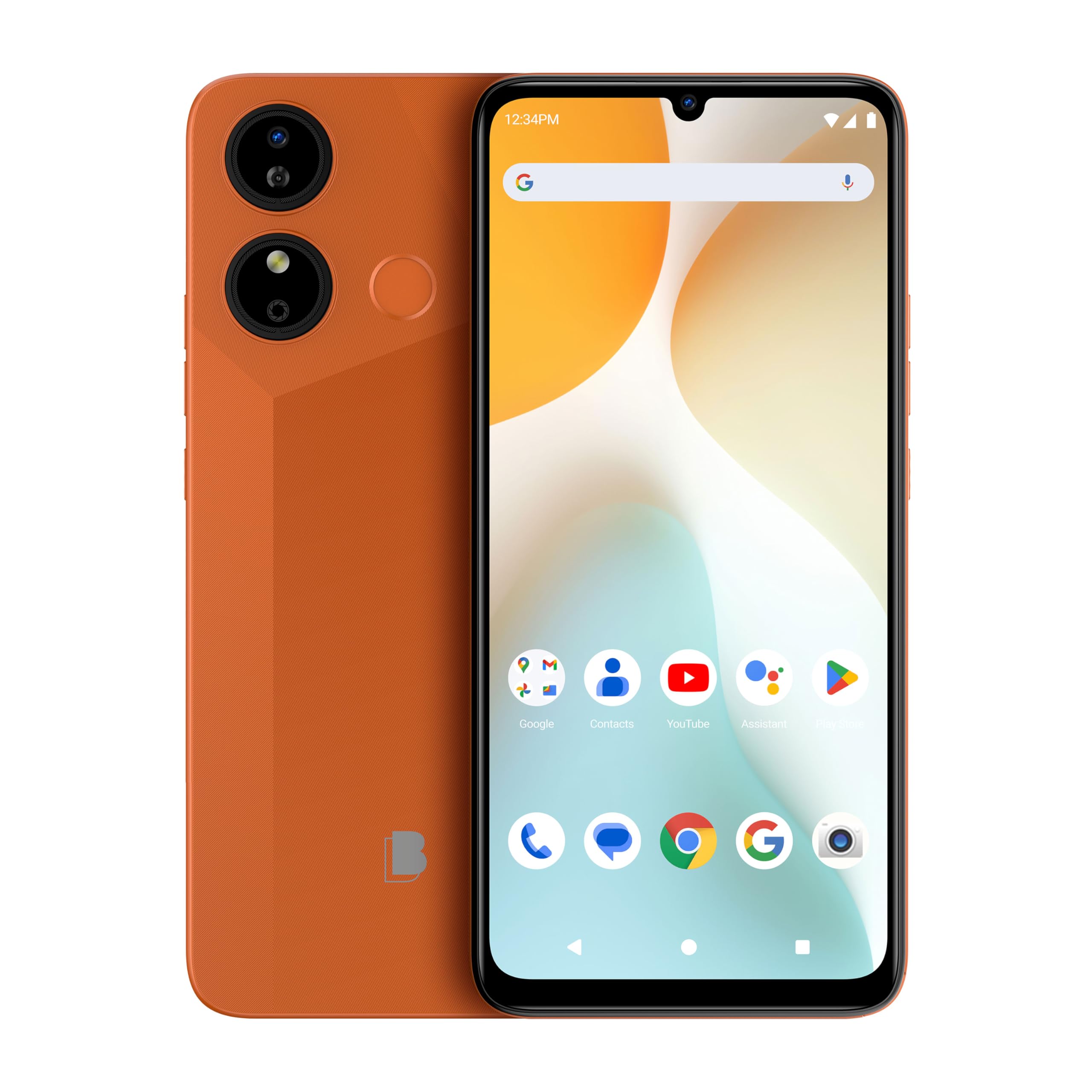 BLU G44 | 2024 | All-Day Battery | Unlocked | 6.8” HD+ Infinity Display | 64GB | Triple 13MP Camera | US Warranty | Orange