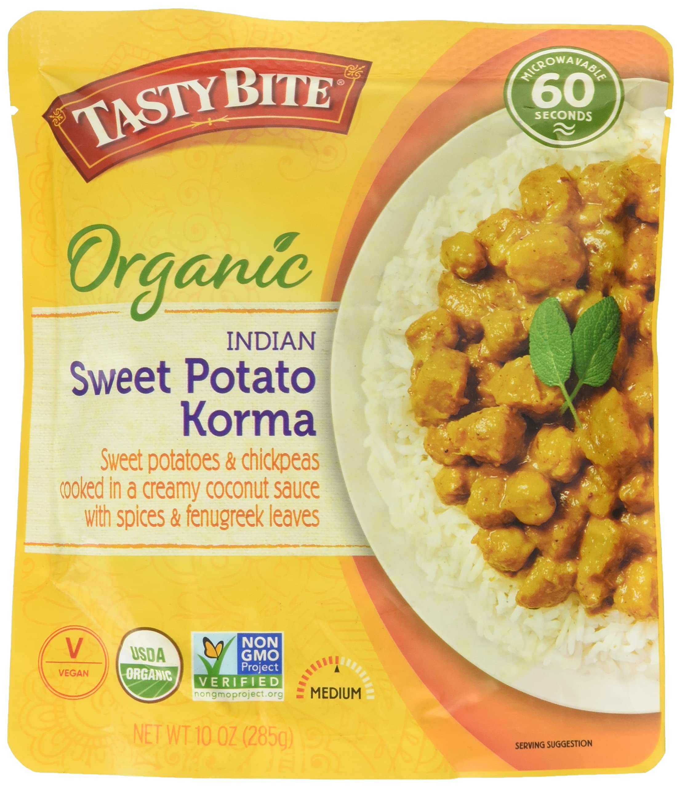 TASTYBITE Organic Sweet Potato Korma, 10 OZ