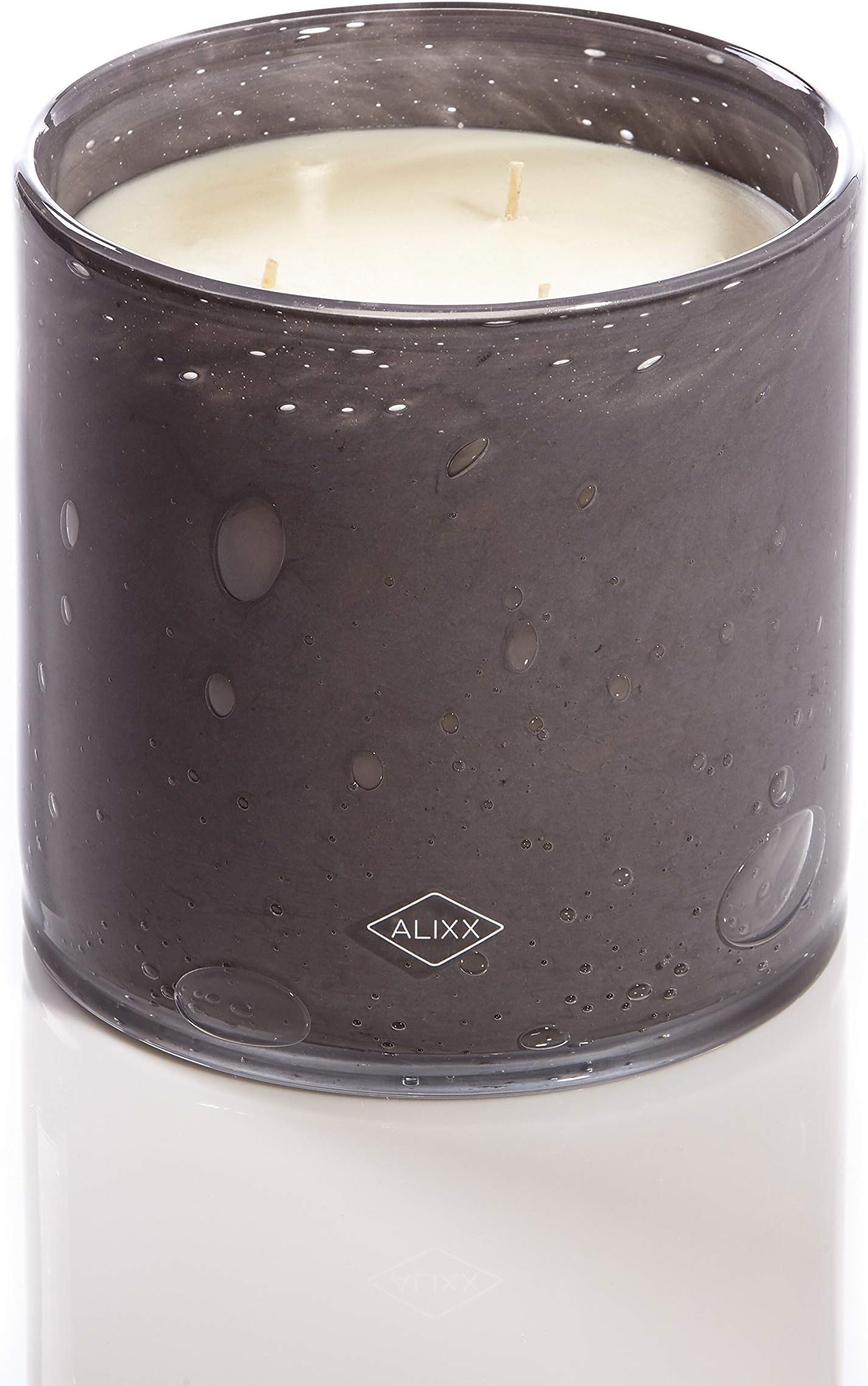 Alixx Candle Ambre Grey Bubble Glass (Large 42oz)