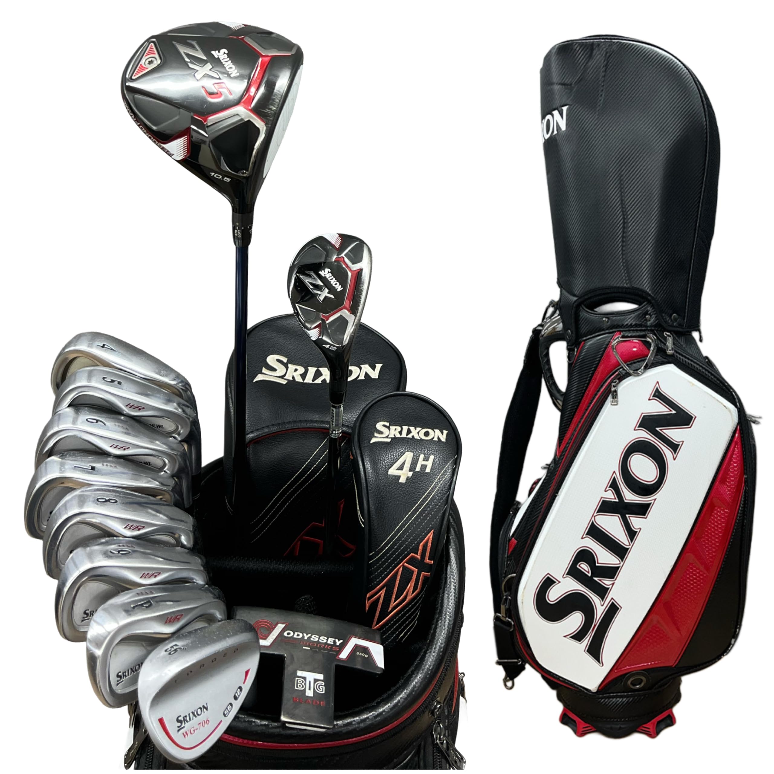 ゴルフセット　ビギナーセットです。 Amazon.co.jp: 【中古】ゴルフクラブセット メンズ スリクソン ZX5