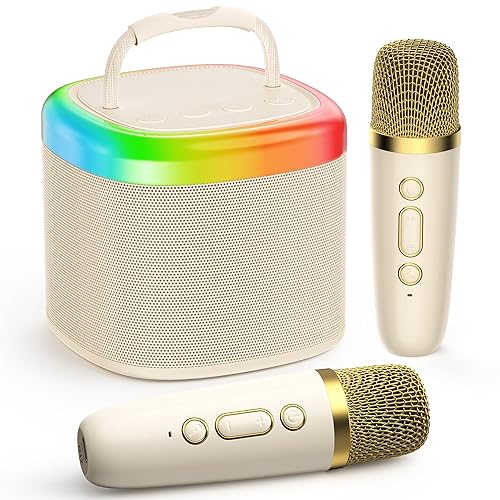 JYX Mini Karaoke Machine for Kids, Portable Bluetooth Karaoke Speaker