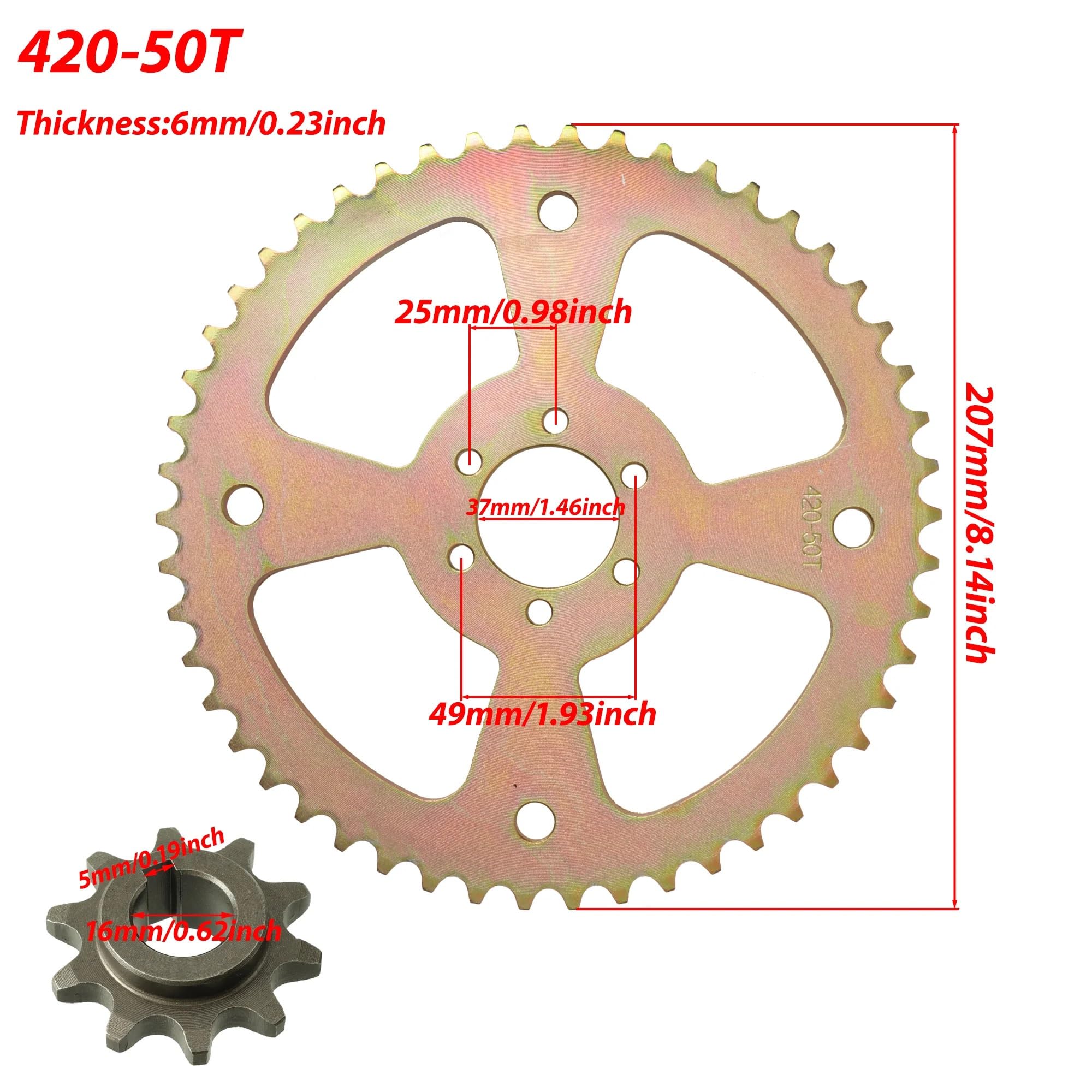 Zębatka Do CT100U Mini Bi110cc 125cc