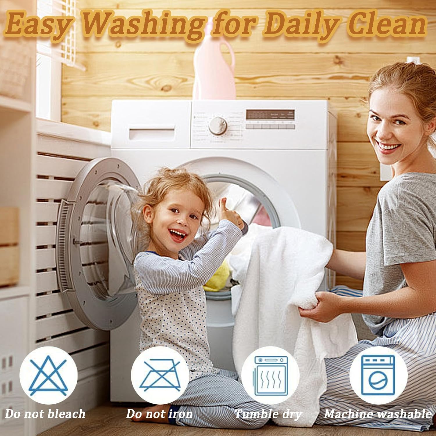 Toddler Hooded Bath Towel 27.5"X55" Unisex Baby Bath Towels Ultra Absorbent Soft Boys Girls Bath Towel 2-Pack Bathrobe Kids Shower Towel Set Gift for Babies, Infant, Newborn Essential - Image 7