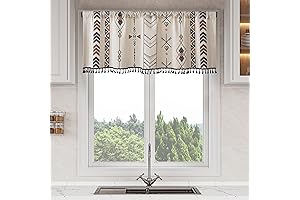 Chic Coral Fish Boho 20 Inch Curtains