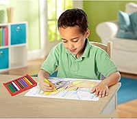 Vista 2 de Melissa & Doug Jumbo Almohadilla para colorear – Azul, Paquete de 1, Azul