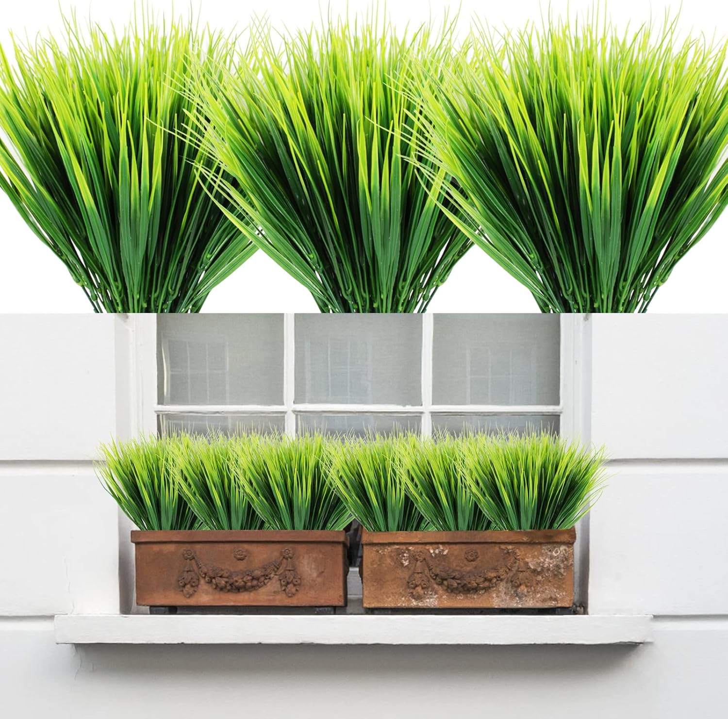 Artificial Fake Tall Grass Outdoor Fake Wheat Plants