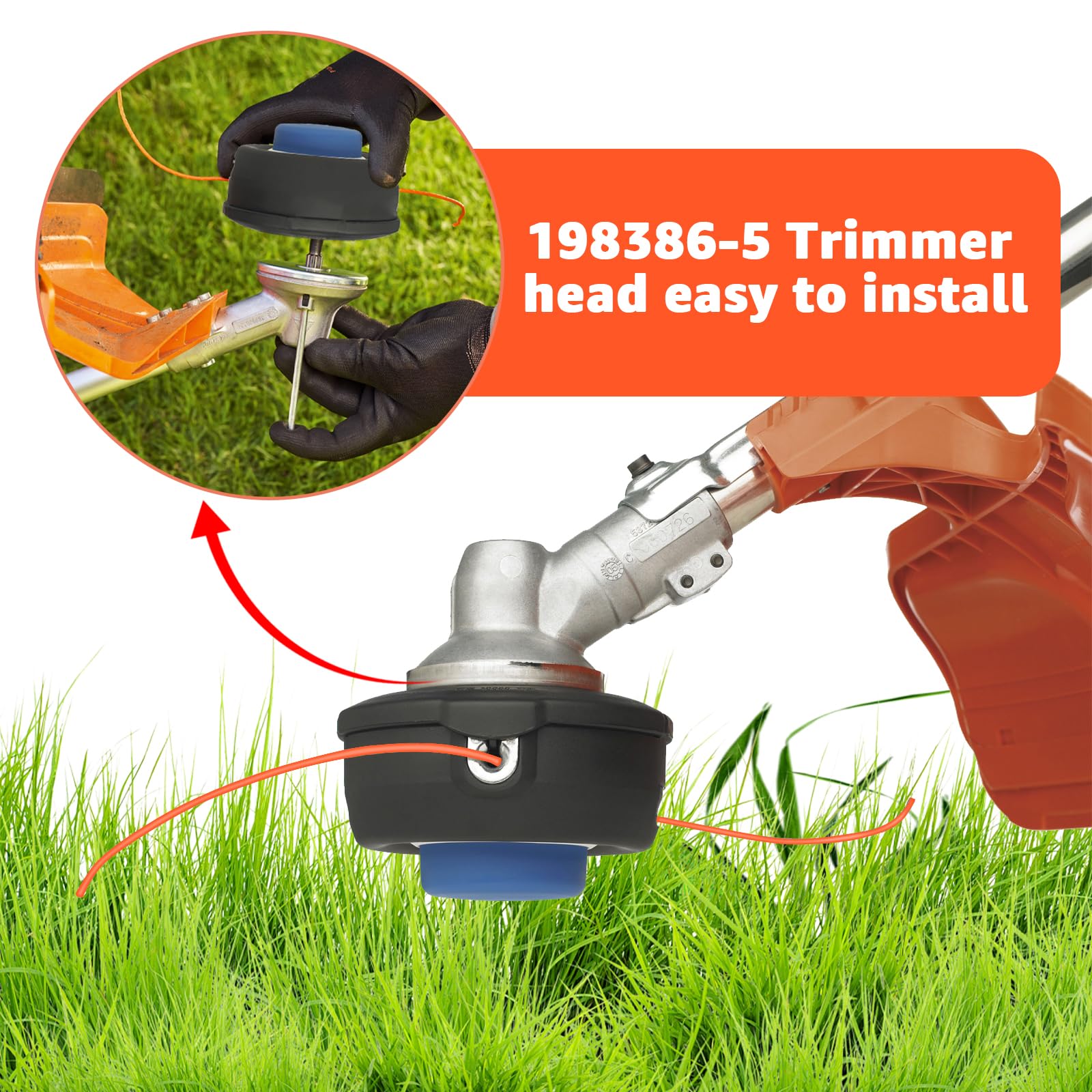 雲の網 Amazon.com: Aomitop 198386-5 Trimmer Head,Compatible with