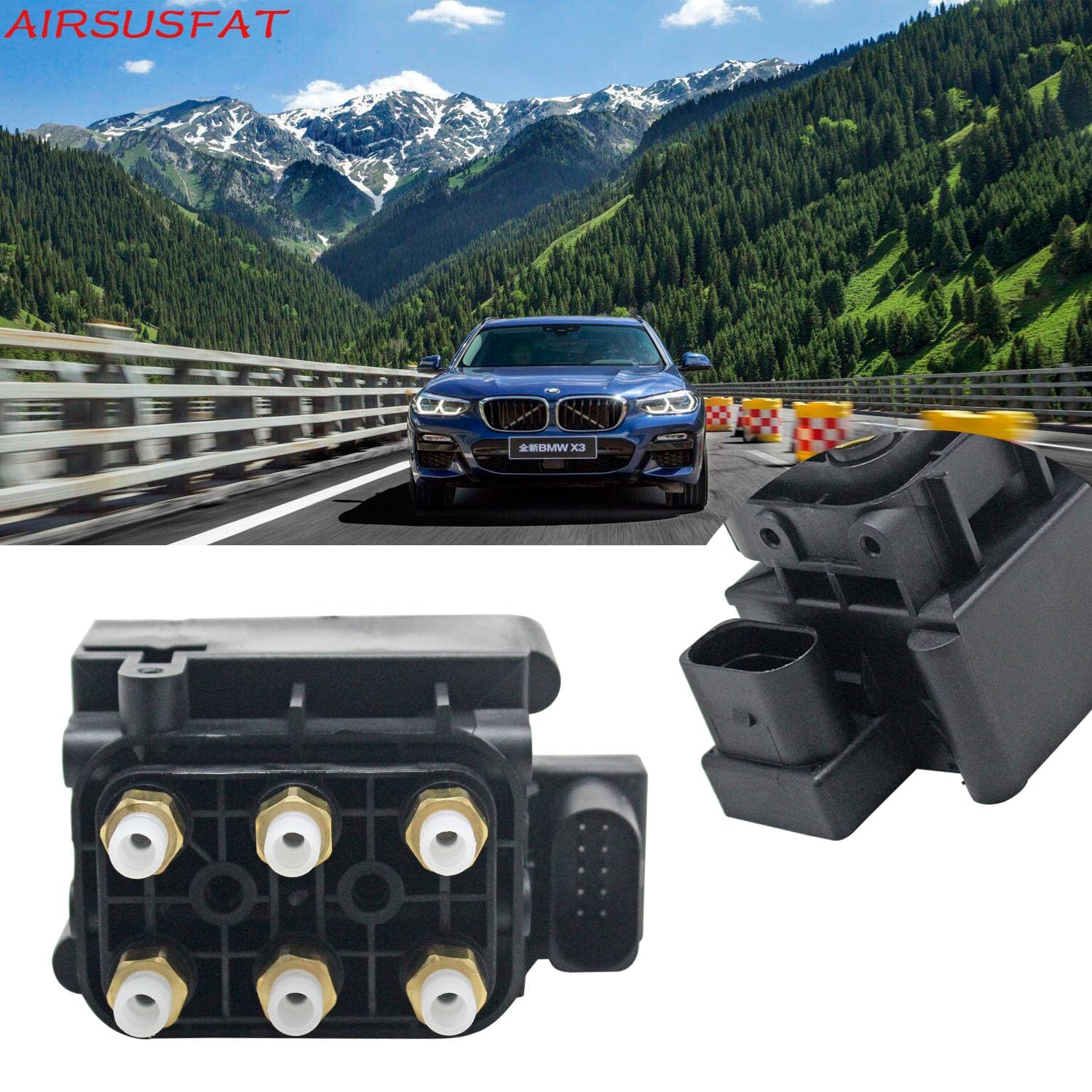 Air Ride Federung Magnetventilblock für Audi Q7 für Porsche Cayenne VW Touareg 7L0698014 7P0698014 7L8616007E