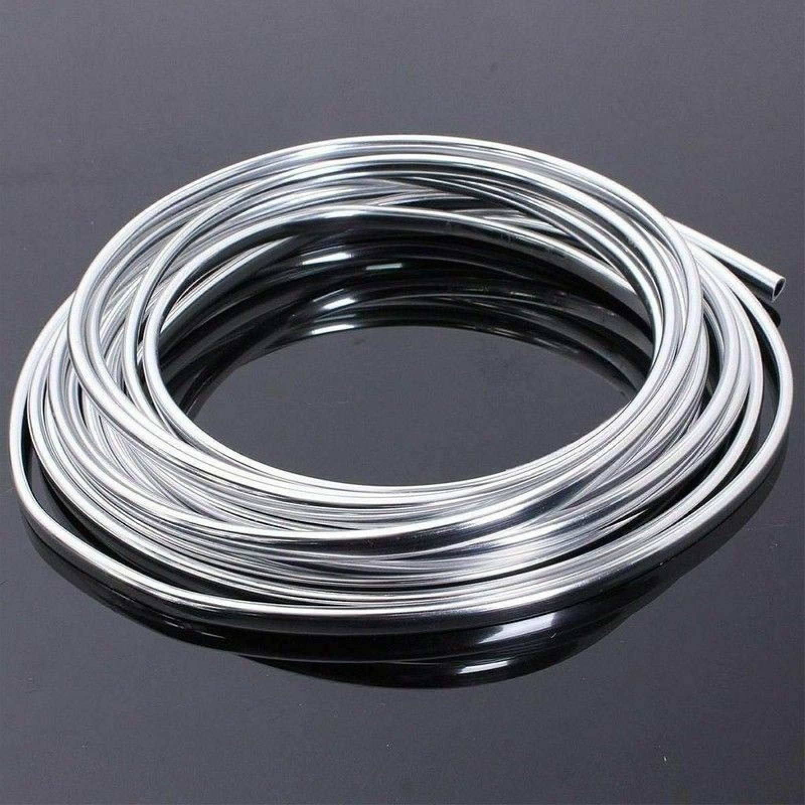 Animaze Universal 3m Car Chrome Trim Molding Strip - U-Shape DIY Flexible Edge Guard for Car Door, Air Vent, and Grille Protection - Scratch Resistant & Easy Install-picture-18