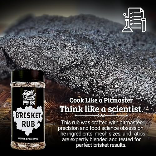 Miniatura 6 de Smoke Trails BBQ BRISKET RUB | BBQ Rub for Texas Brisket by Steve Gow | Great on Brisket, Beef Short Ribs, Steaks, and more