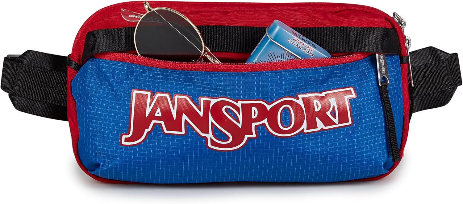 JanSport Washington Waistpack Fanny Pack - Stylish, Durable Waist Bag with Adjustable Belt, Main Zippered Pocket, Quick Stash Pocket,Travel Essentials - Image 5