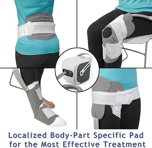 Miniatura 6 de Ossur Sistema de máquina de terapia Cold Rush con almohadilla lumbar, almohadilla ergonómica y ajustable incluida, silenciosa, ligera y fuerte kit