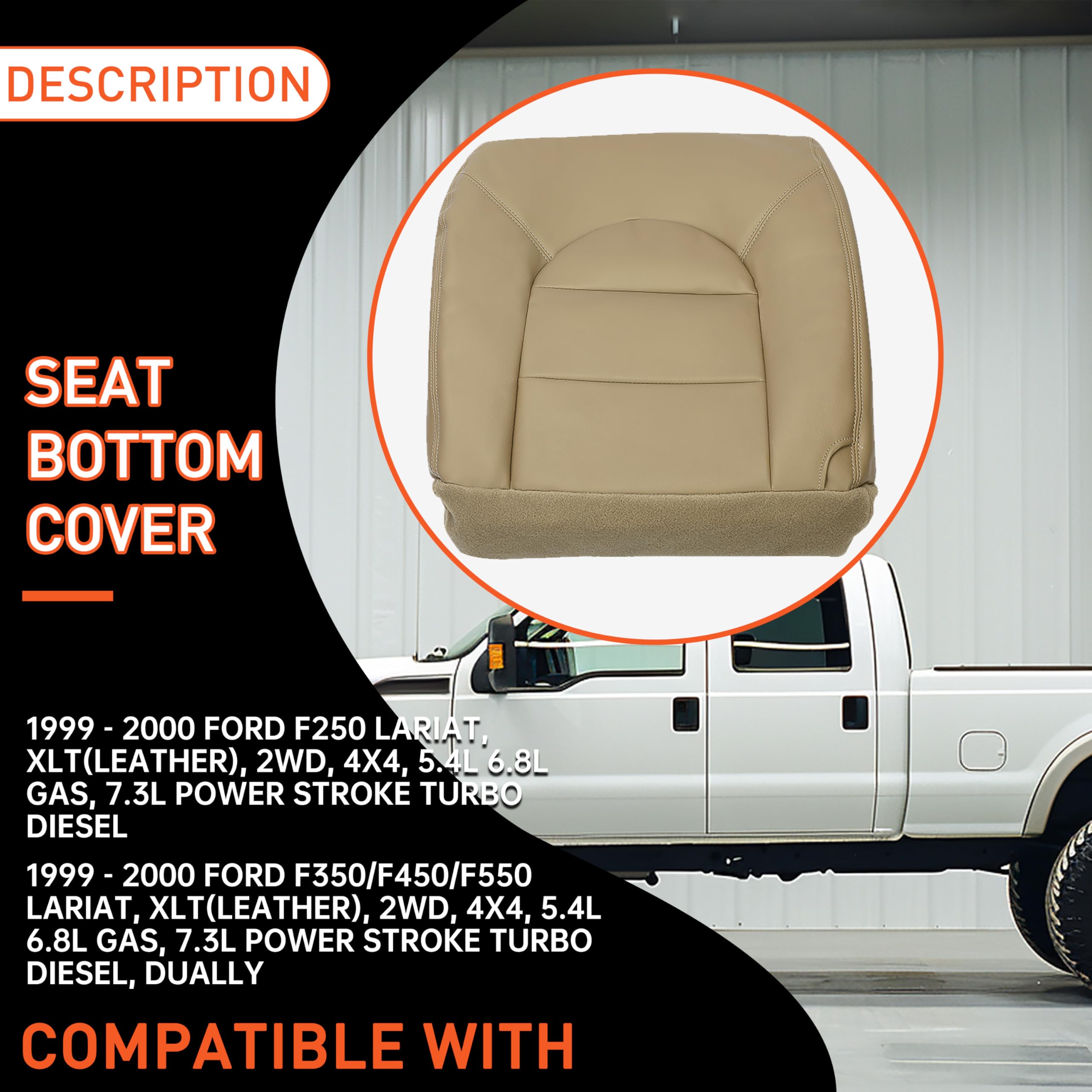For 1999 2000 Ford F250 F350 F450 F550 XLT PASSENGER