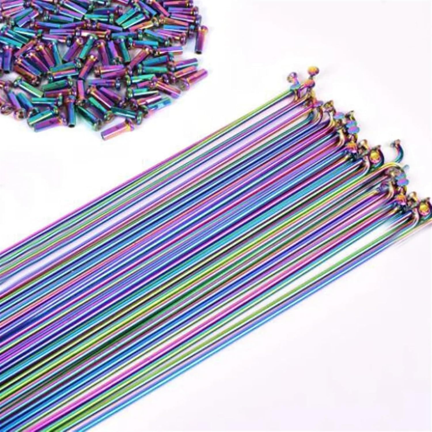 36Pcs 14G 2.0mm Bike Parts Cycling Spokes Bicycles Colorful Mountain/Road Bike 259/261/271/273/291/293MM Stainless Steel