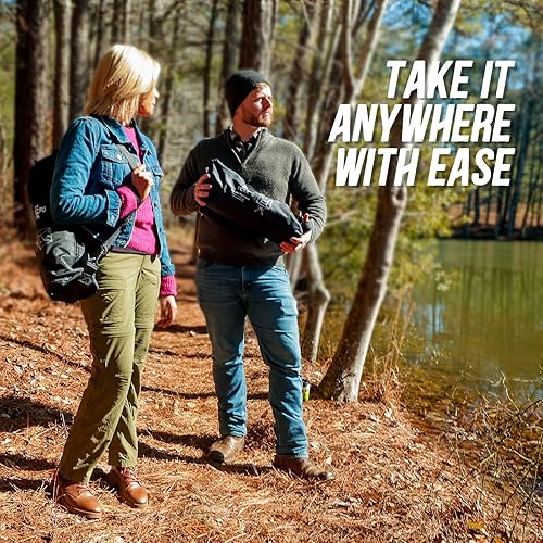 Miniatura 5 de RiseLite - Silla de campamento portátil ajustable RiseLite Silla plegable ligera y compacta para adultos, sillas de campamento plegables que se